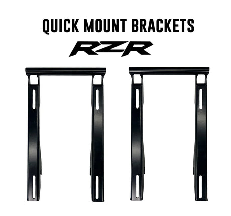 Photo of RZR PRO Front Suspension Bucket Seats with Quick Mount Brackets by UTV Mountain Accessories - Premium for UTVs / Side by Sides