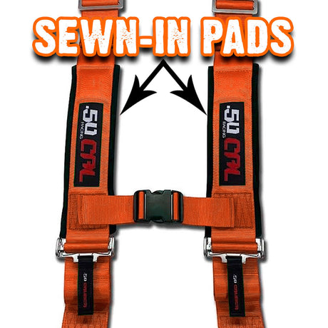 50 Caliber 4 point safety harness seat belt