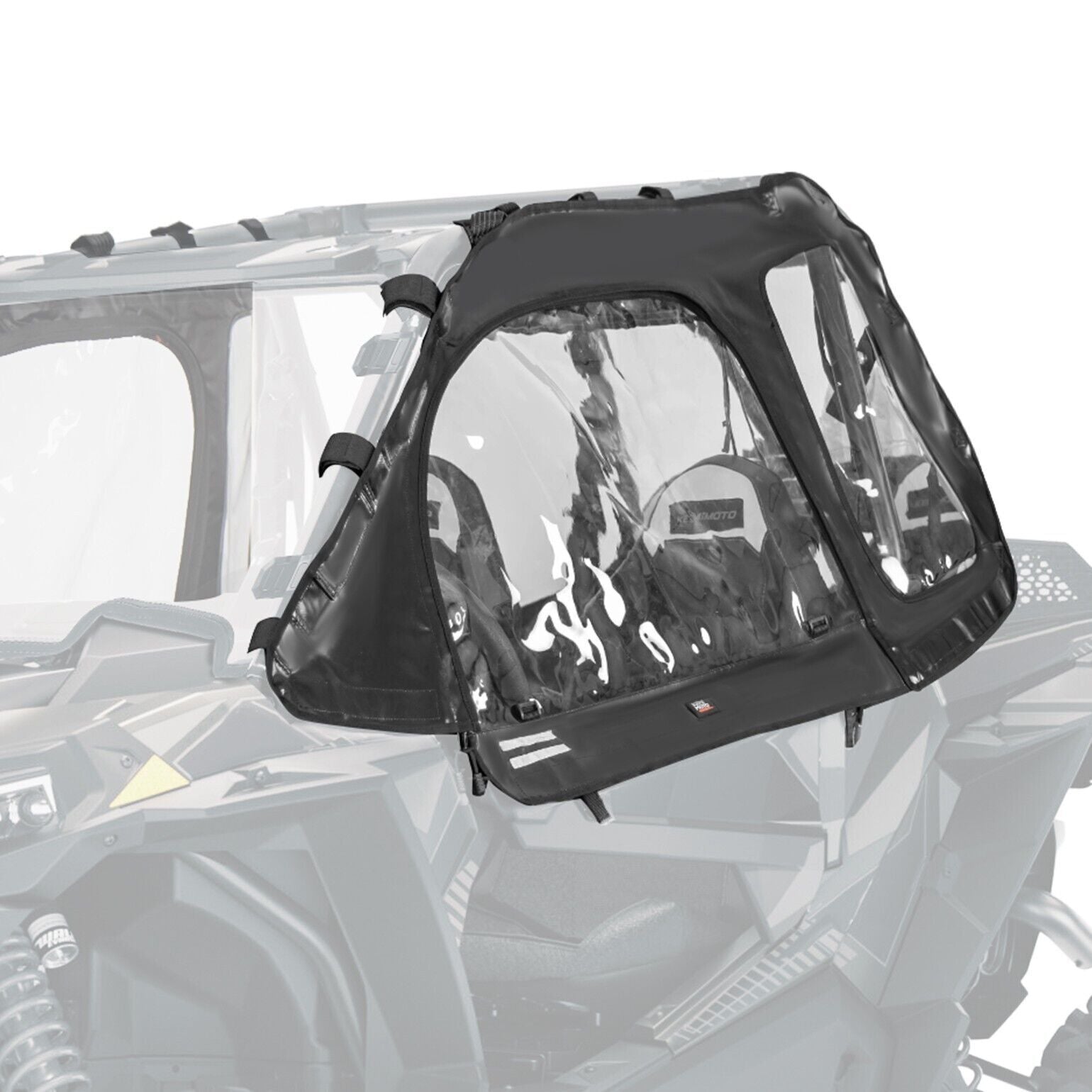 Photo of Soft Upper Door Cab Enclosure Set for Polaris RZR XP 1000 2014-2023 by Kemimoto - Premium for UTVs / Side by Sides