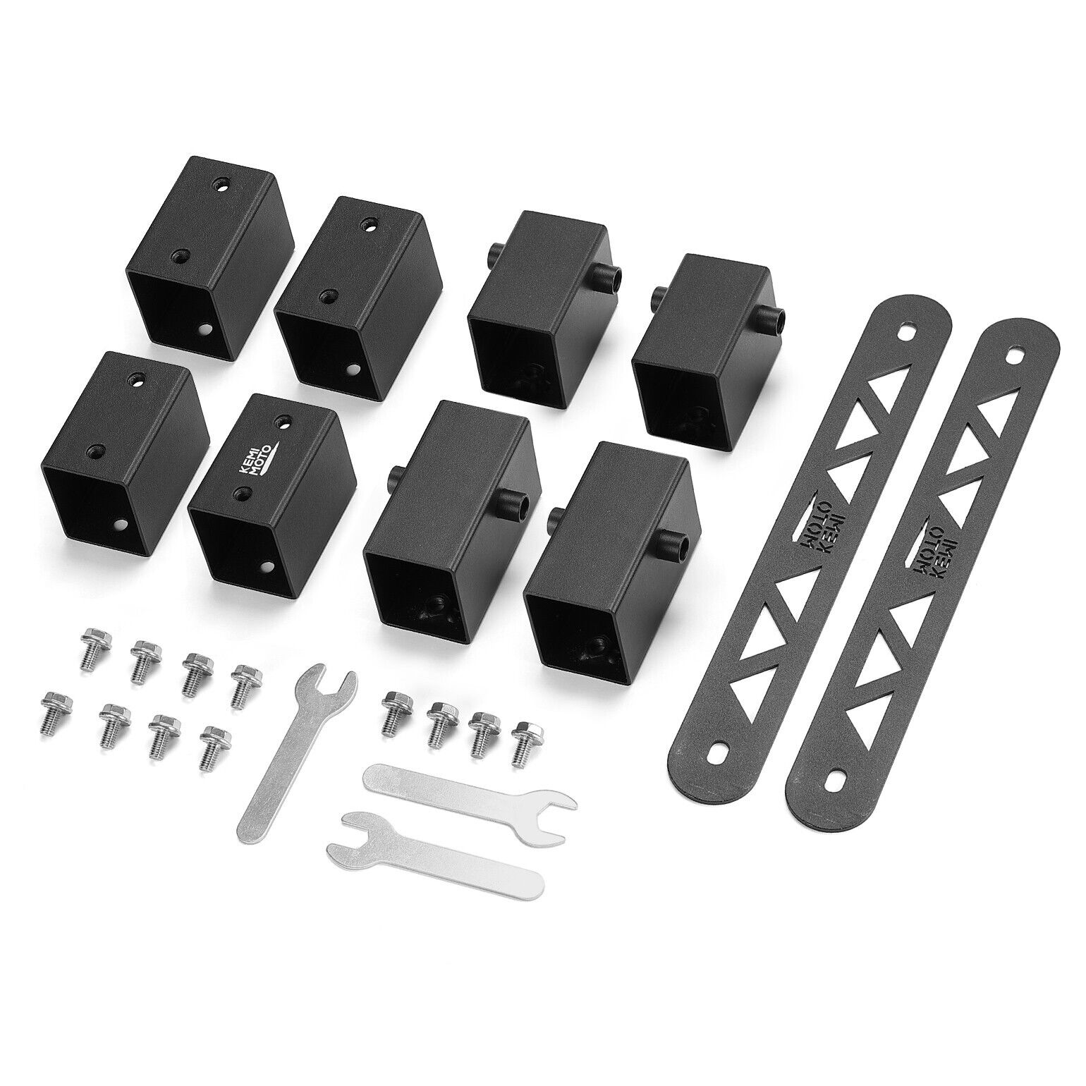 Photo of 8PCS Seat Risers Spacers 2'' Lift Kit for Polaris RZR PRO XP 2-Seat by Kemimoto - Premium for UTVs / Side by Sides