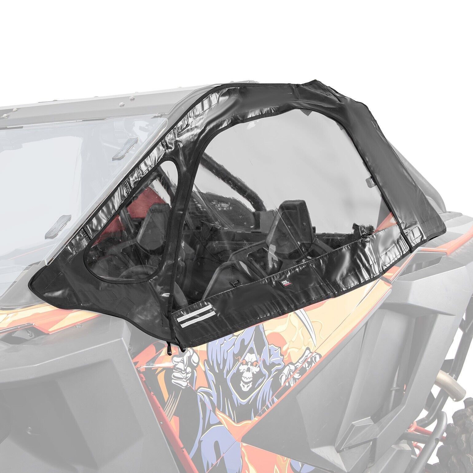 Photo of Upgraded Soft Upper Door Cab Enclosure for Polaris RZR PRO XP 2020-2024 by Kemimoto - Premium for UTVs / Side by Sides