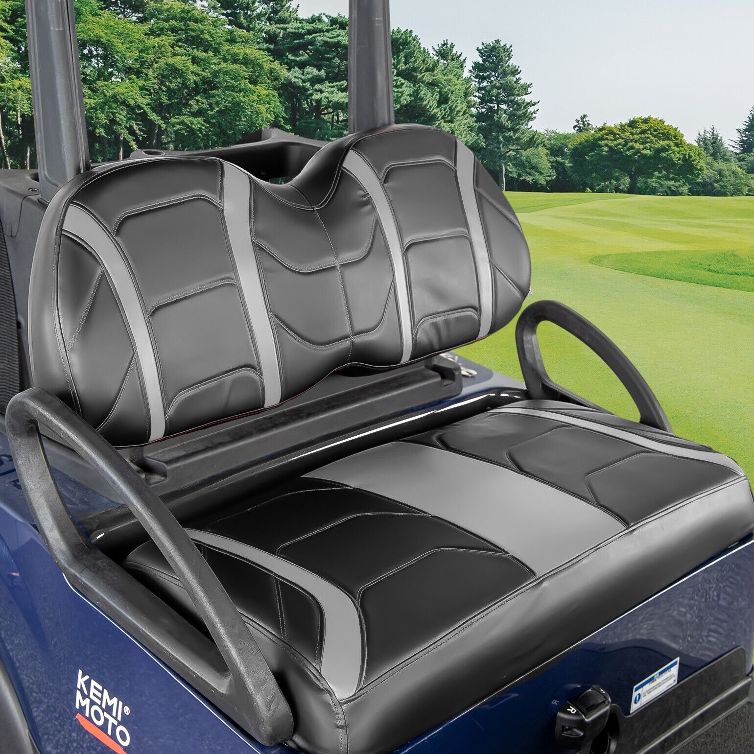 Photo of Golf Cart Seat Cover for Club Car Precedent Tempo Onward by Kemimoto - Premium for UTVs / Side by Sides