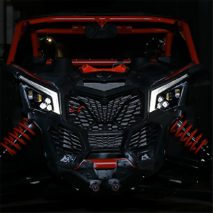 Photo of Kemimoto Front Signature Light Assembly for Can Am Maverick X3/XDS/XRS by Kemimoto - Premium for UTVs / Side by Sides