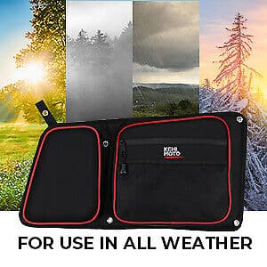 Photo of Rear Side Door Bags Knee Pad for Polaris RZR XP 4 1000/4 900/4 Door Turbo by Kemimoto - Premium for UTVs / Side by Sides