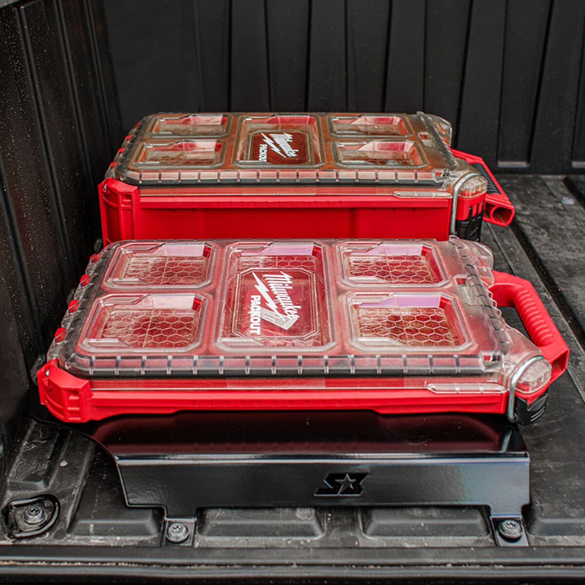 Photo of S3 Power Sports Polaris XPEDITION Milwaukee Packout Bed Mount by S3 Powersports - Premium Storage for UTVs / Side by Sides