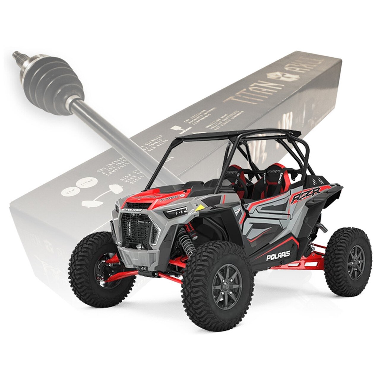 Photo of S3 Power Sports '18+ Polaris RZR XP Turbo S Axles by S3 Powersports - Premium Axles for UTVs / Side by Sides