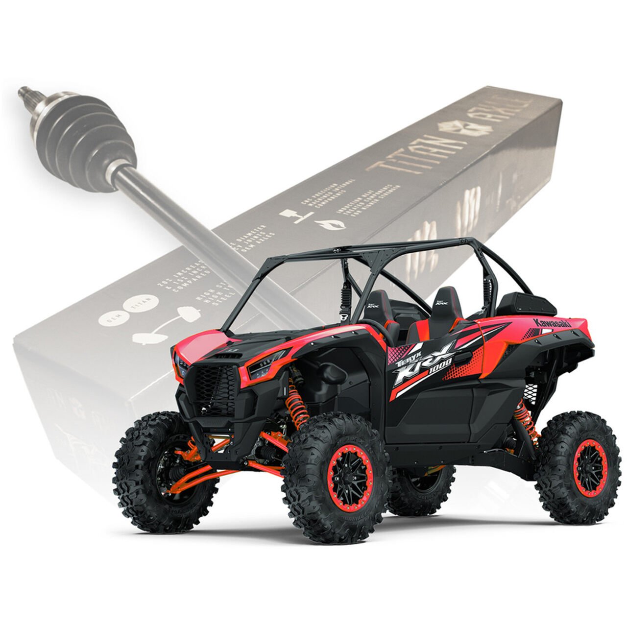 Photo of S3 Power Sports '20+ Kawasaki Teryx KRX 1000 Axles by S3 Powersports - Premium Axles for UTVs / Side by Sides