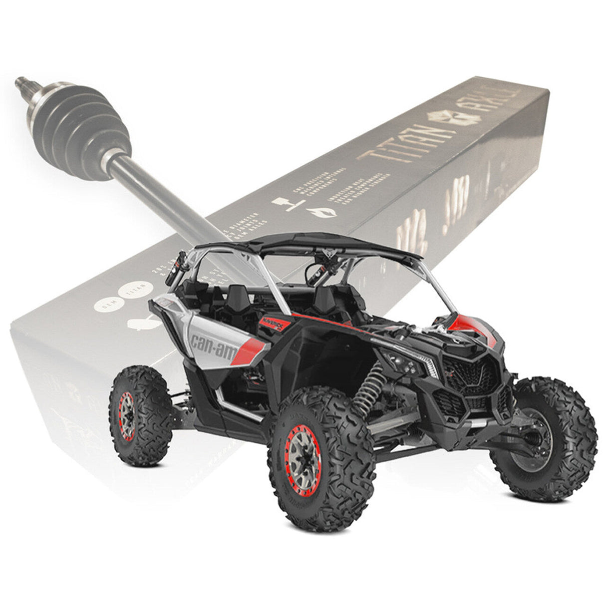 S3 Power Sports Can-Am Maverick X3 Axles