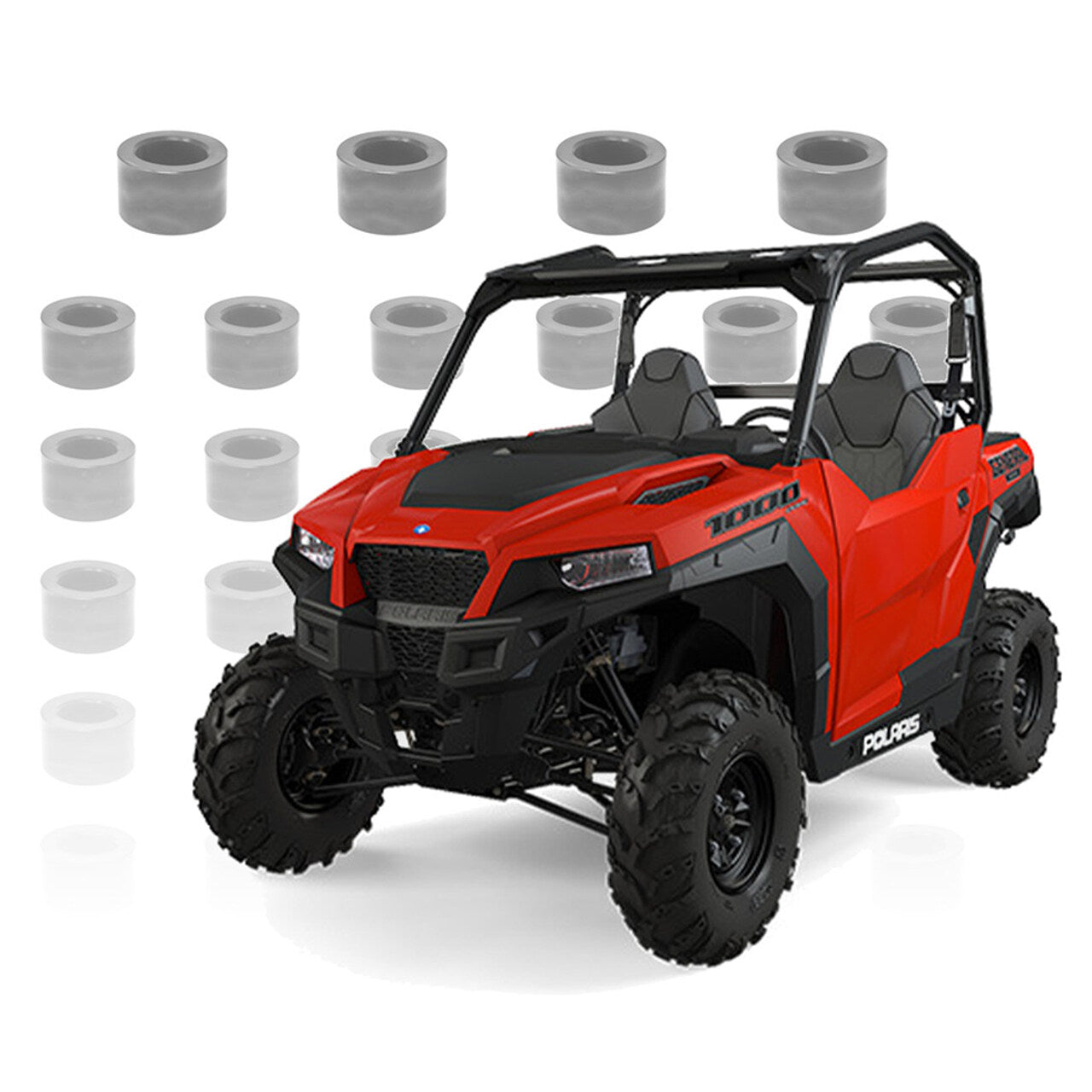 Photo of S3 Power Sports Polaris General / RZR S 1000 / RZR S 900 A-Arm Bushing Kits by S3 Powersports - Premium Bushing Kits for UTVs / Side by Sides
