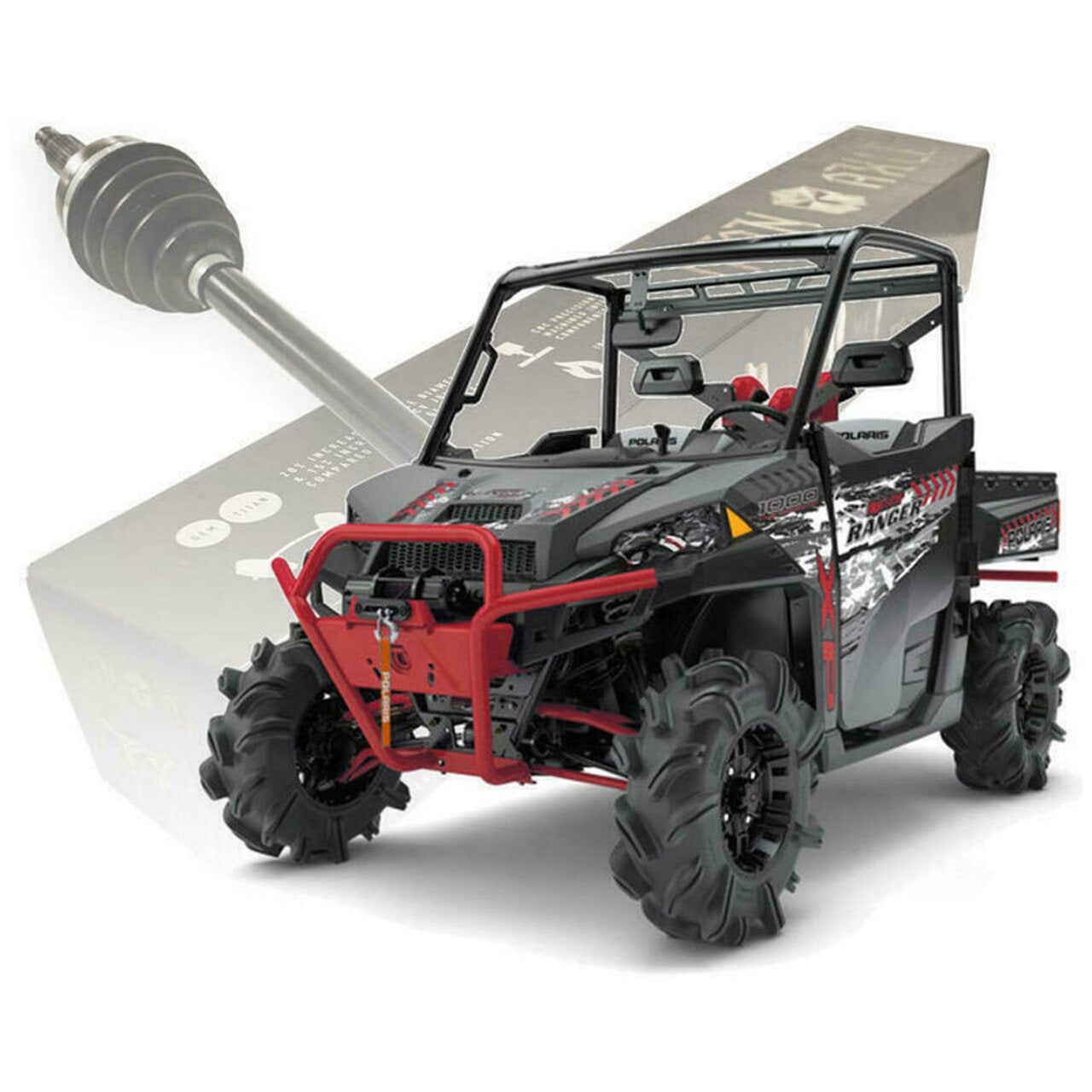 Photo of S3 Power Sports Polaris Ranger +6" Axles by S3 Powersports - Premium Axles for UTVs / Side by Sides