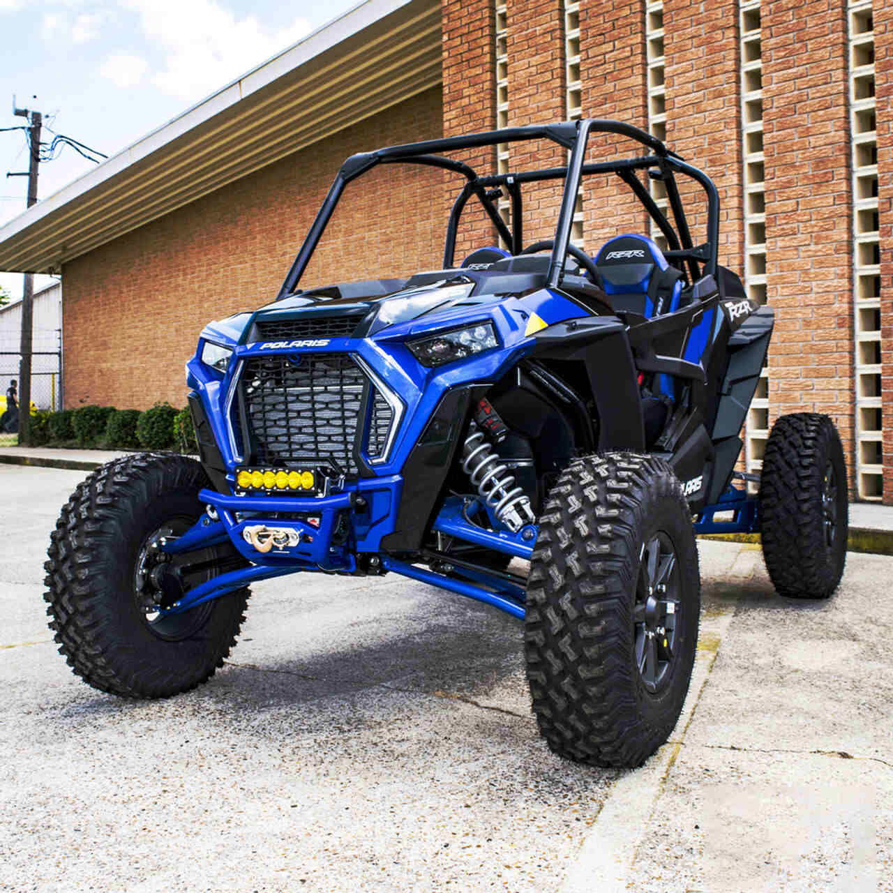 Photo of S3 Power Sports Polaris RZR XP Turbo S Front Winch Bumper by S3 Powersports - Premium Bumpers for UTVs / Side by Sides