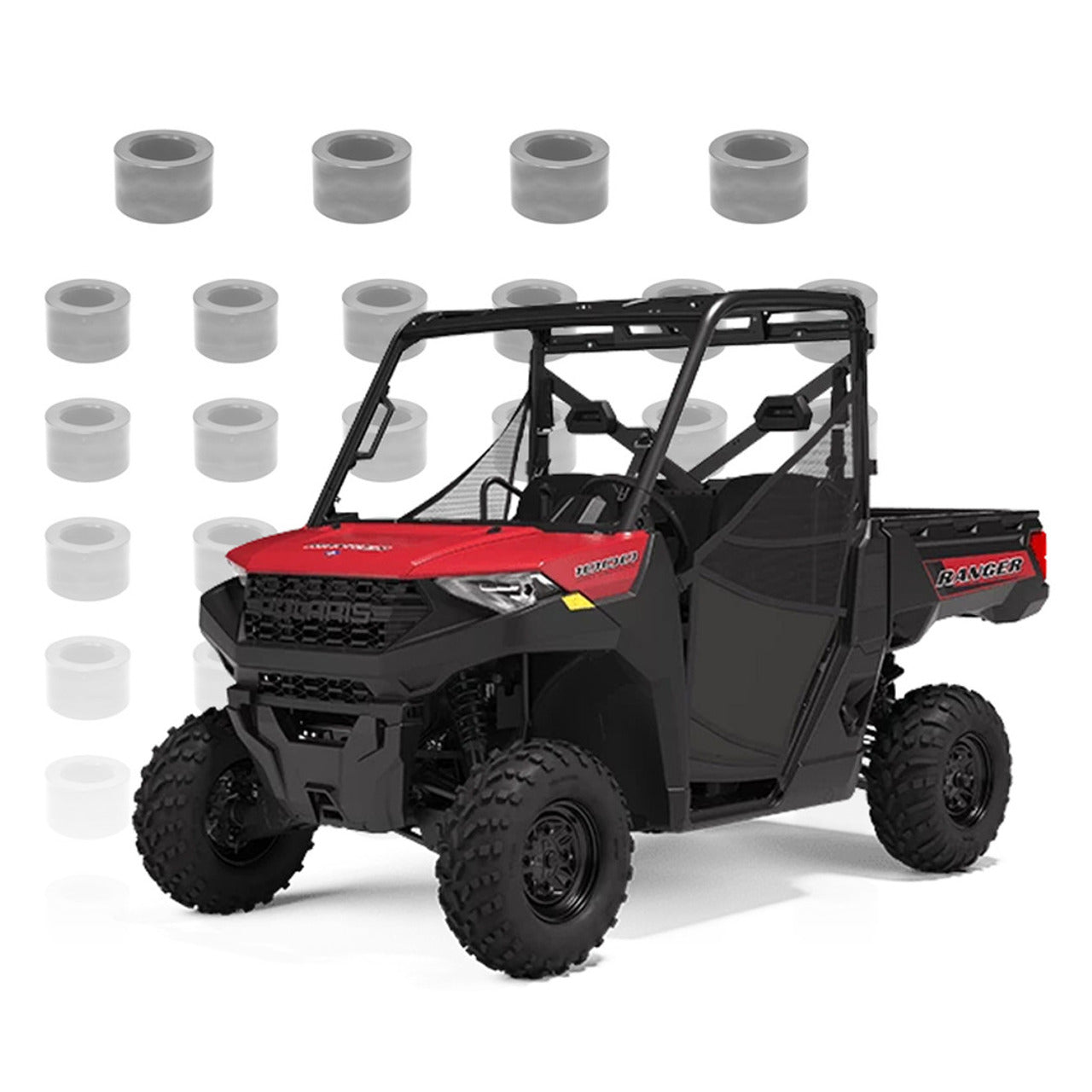 Photo of S3 Power Sports Titan Polaris Ranger 1000 / Ranger XP 1000 A-Arm Bushing Kits by S3 Powersports - Premium Bushing Kits for UTVs / Side by Sides