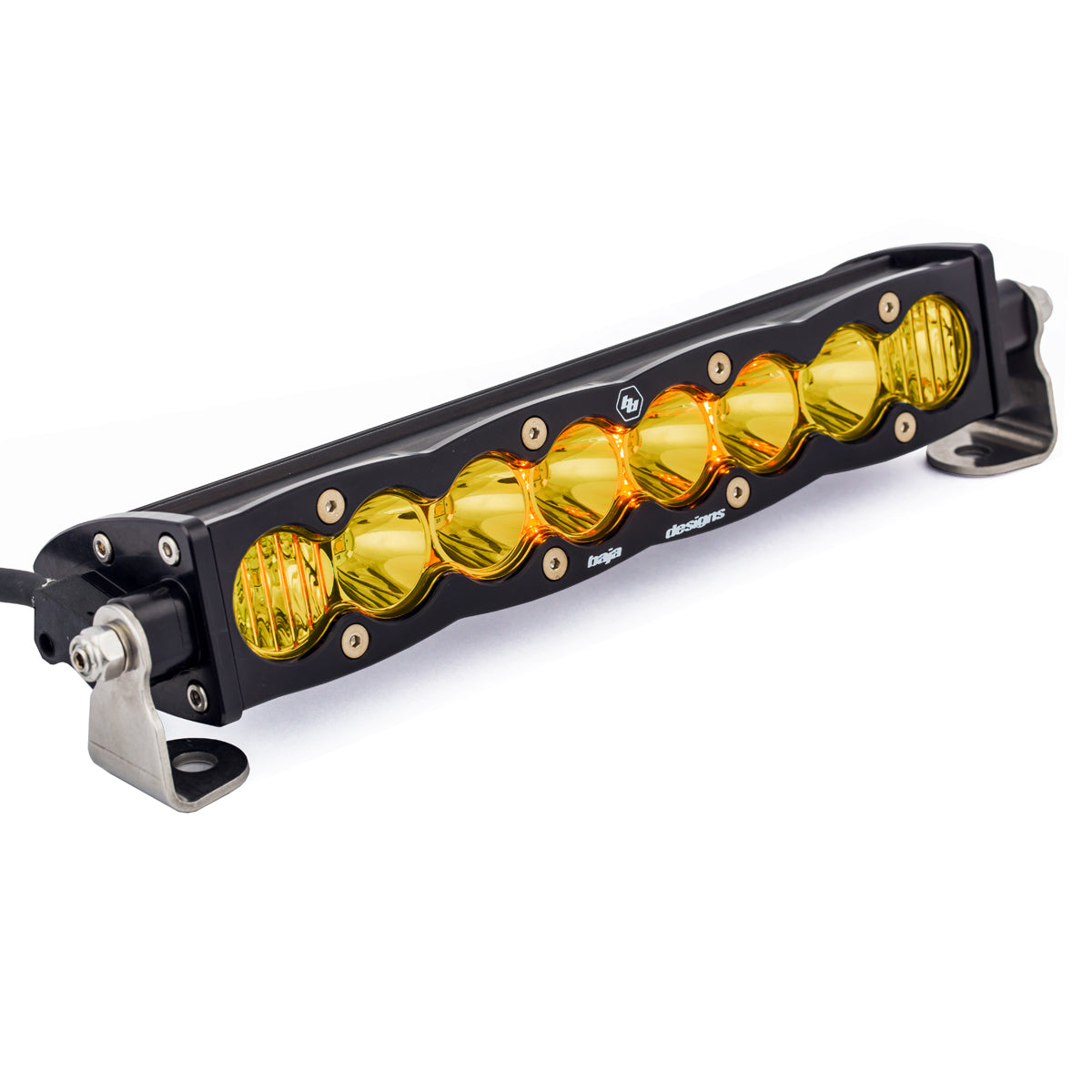 Photo of S8 Straight LED Light Bar 10" Driving/Combo Amber by Baja Designs - Premium for UTVs / Side by Sides