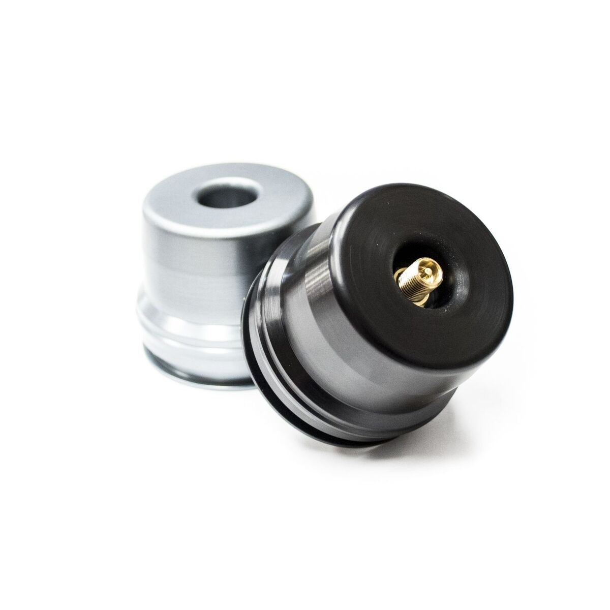 Photo of SDI Aluminum Reservoir Cap for Fox Shocks - Black by SDI - Premium for UTVs / Side by Sides