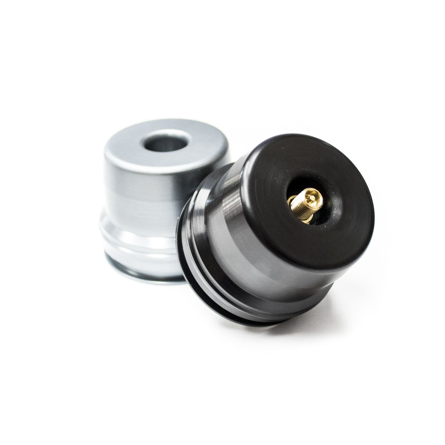 Photo of SDI Aluminum Reservoir Cap for Fox Shocks - Grey by SDI - Premium for UTVs / Side by Sides