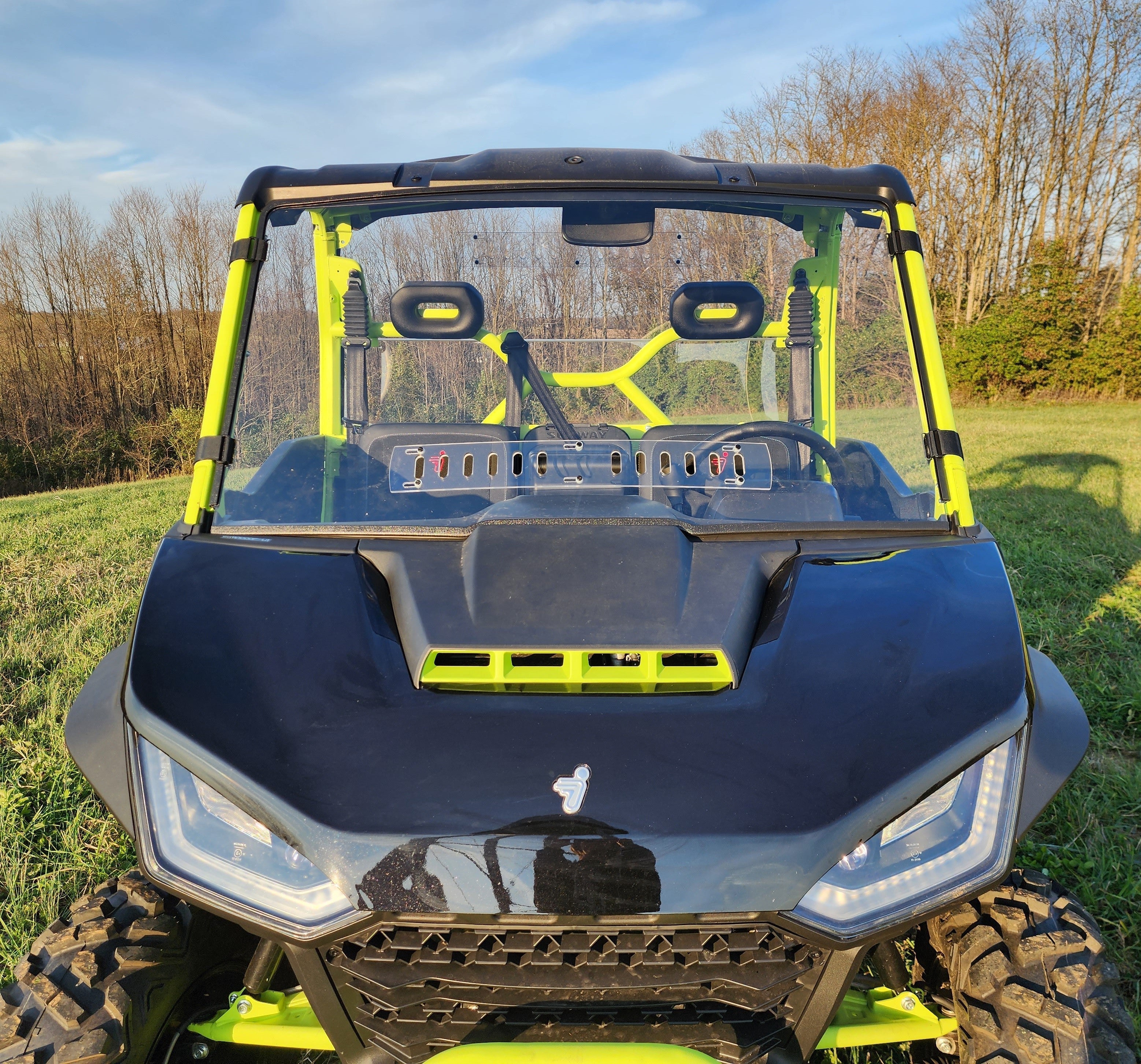 Photo of Segway UT10 - 1 Pc Scratch-Resistant Windshield FITS ONLY THE 2 DOOR MODEL! by 3 Star UTV - Premium Windshields for UTVs / Side by Sides