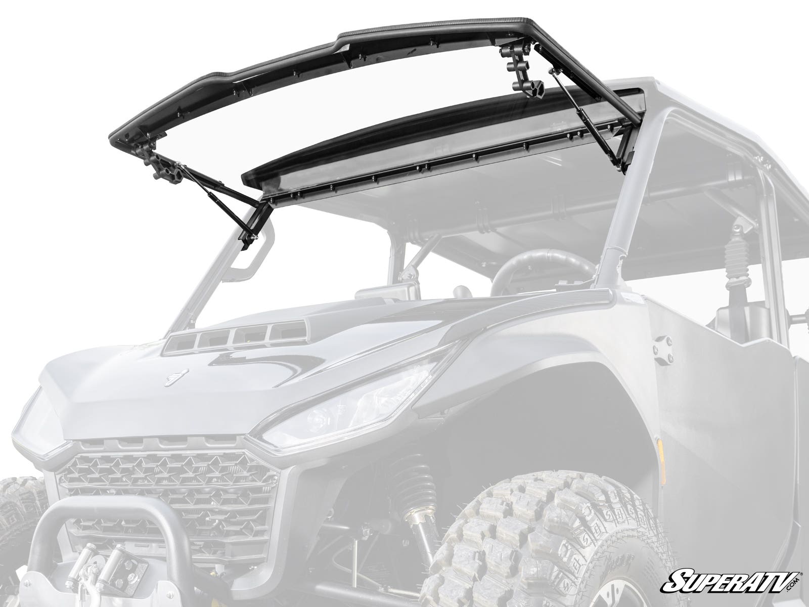 Photo of SuperATV Segway Fugleman UT10 Scratch-Resistant Flip Windshield by SuperATV - Premium Windshields for UTVs / Side by Sides