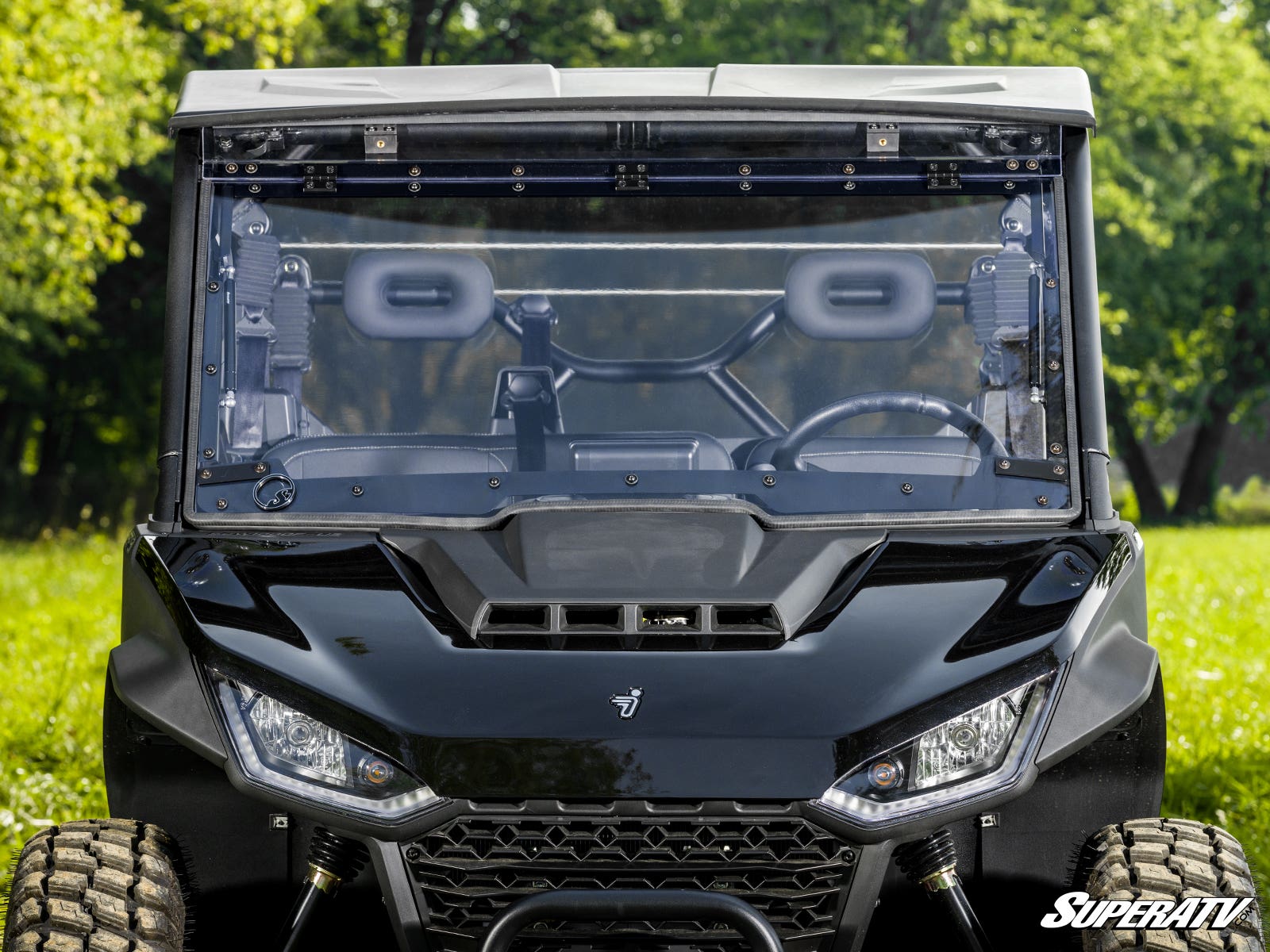 Photo of SuperATV Segway Fugleman UT10 Scratch-Resistant Flip Windshield by SuperATV - Premium Windshields for UTVs / Side by Sides