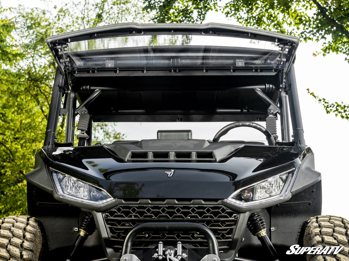 Photo of SuperATV Segway Fugleman UT10 Scratch-Resistant Flip Windshield by SuperATV - Premium Windshields for UTVs / Side by Sides