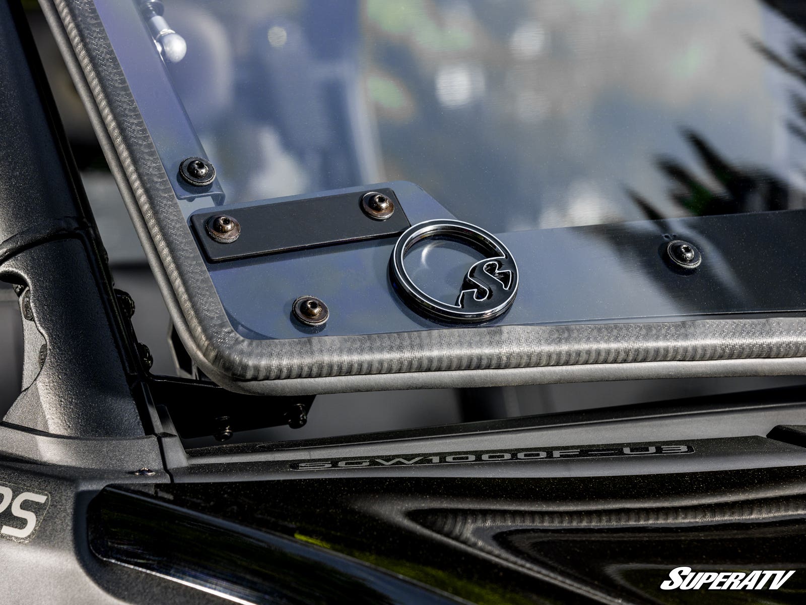 Photo of SuperATV Segway Fugleman UT10 Scratch-Resistant Flip Windshield by SuperATV - Premium Windshields for UTVs / Side by Sides