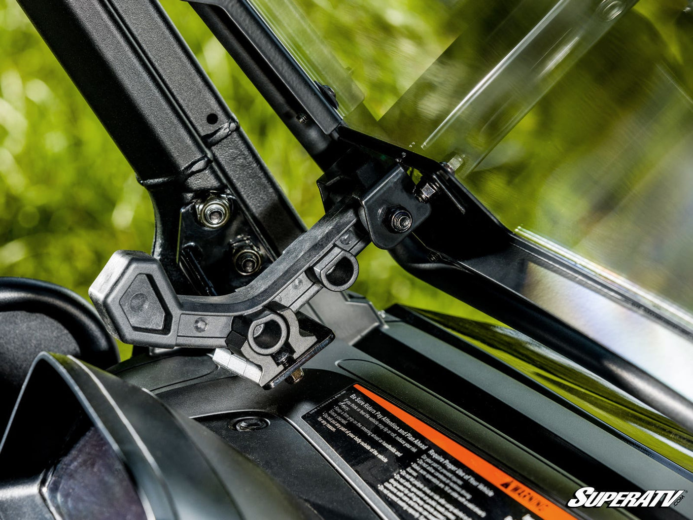 Photo of SuperATV Segway Fugleman UT10 Scratch-Resistant Flip Windshield by SuperATV - Premium Windshields for UTVs / Side by Sides