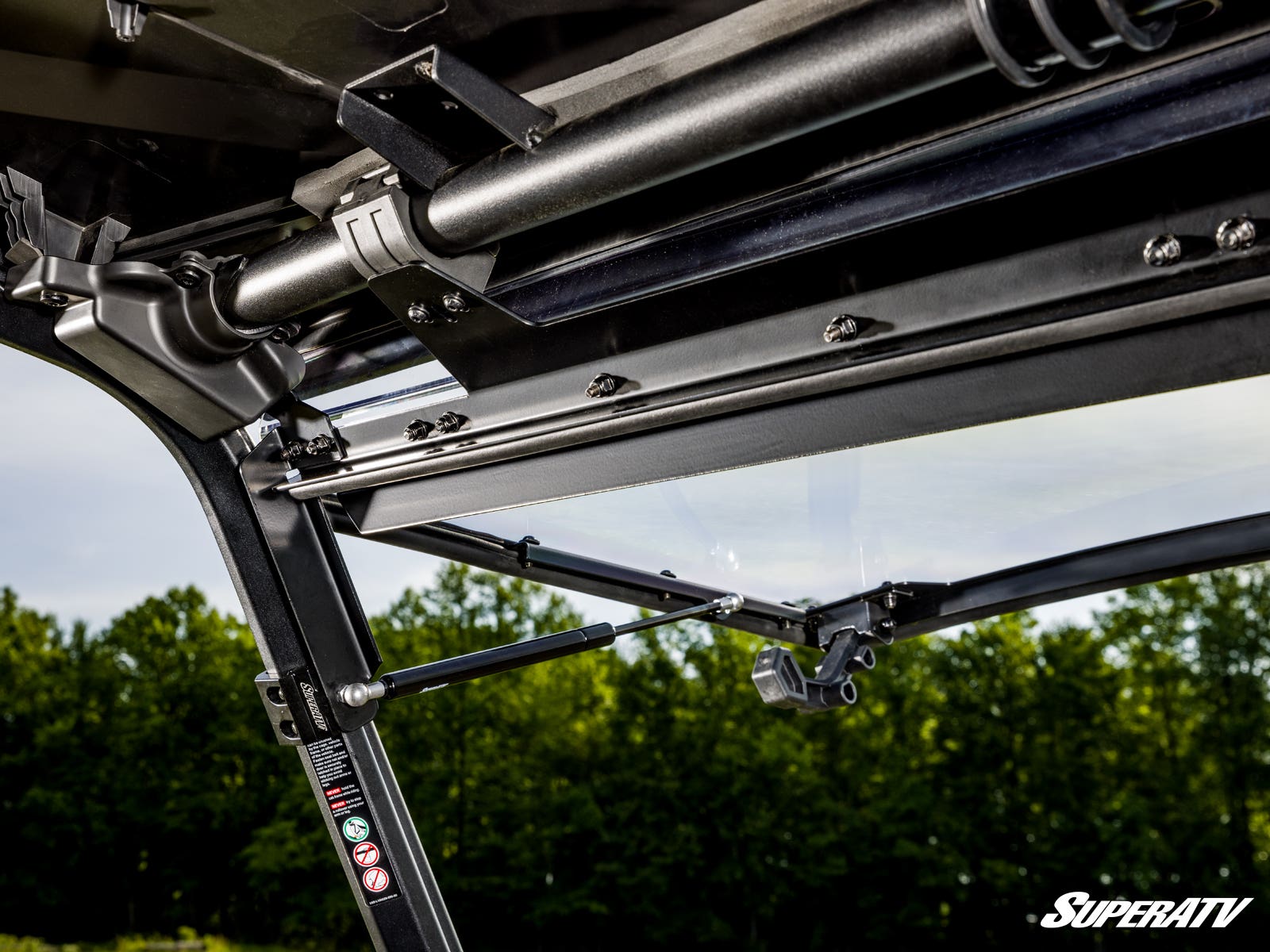 Photo of SuperATV Segway Fugleman UT10 Scratch-Resistant Flip Windshield by SuperATV - Premium Windshields for UTVs / Side by Sides