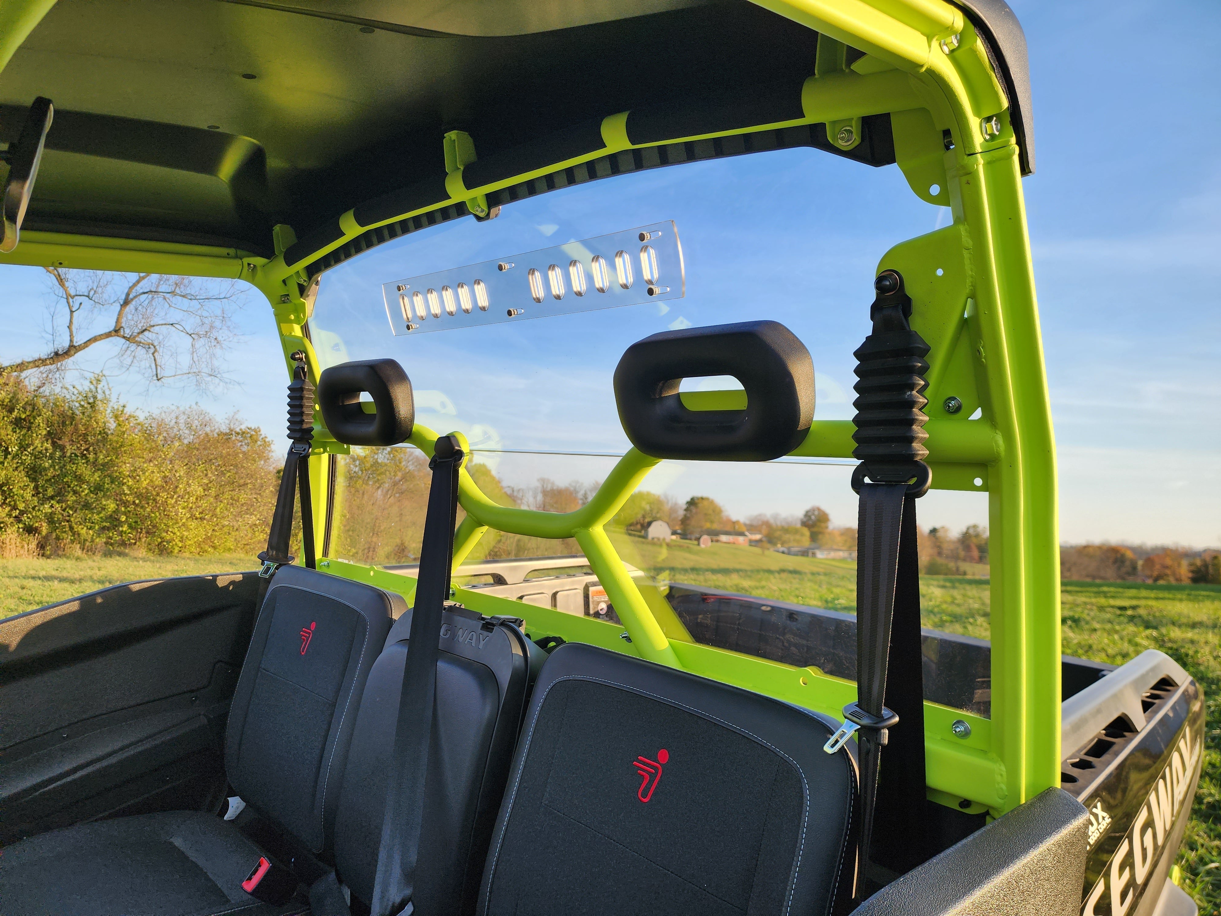 Photo of Segway UT10 - 1 Pc Lexan Back Panel FITS ONLY THE 2 DOOR MODEL! by 3 Star UTV - Premium Windshields for UTVs / Side by Sides