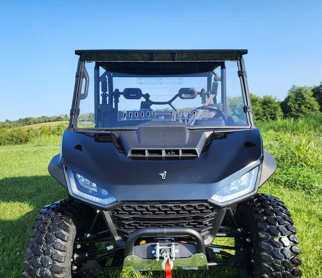 Photo of Segway UT10 Crew 1-Piece Front Windshield by 3 Star UTV - Premium Windshields for UTVs / Side by Sides