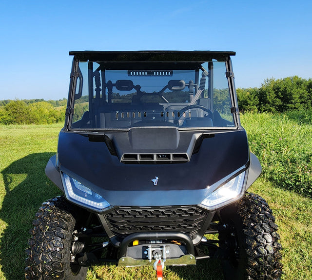 Photo of Segway UT10 Crew 1-Piece Front Windshield with Light Tint by 3 Star UTV - Premium Windshields for UTVs / Side by Sides