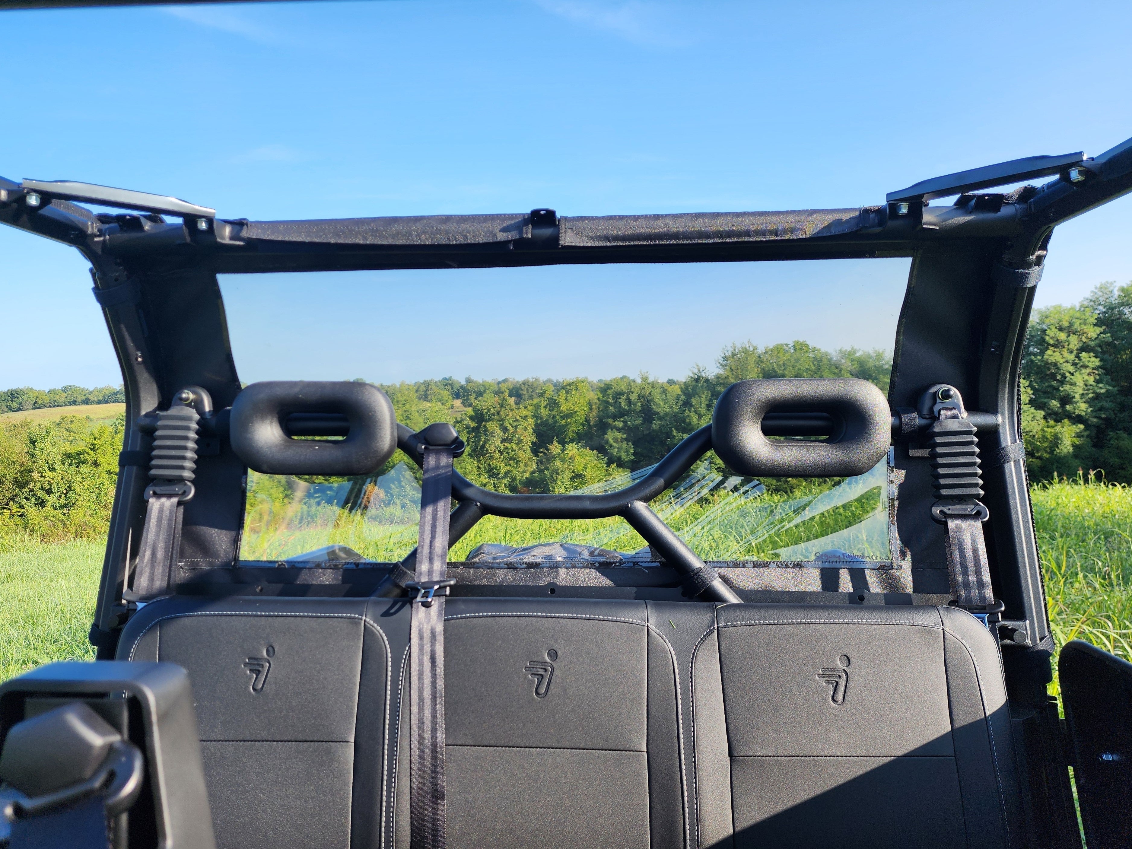 Photo of Segway UT10 Crew - Canvas Back Panel by 3 Star UTV - Premium Enclosures for UTVs / Side by Sides