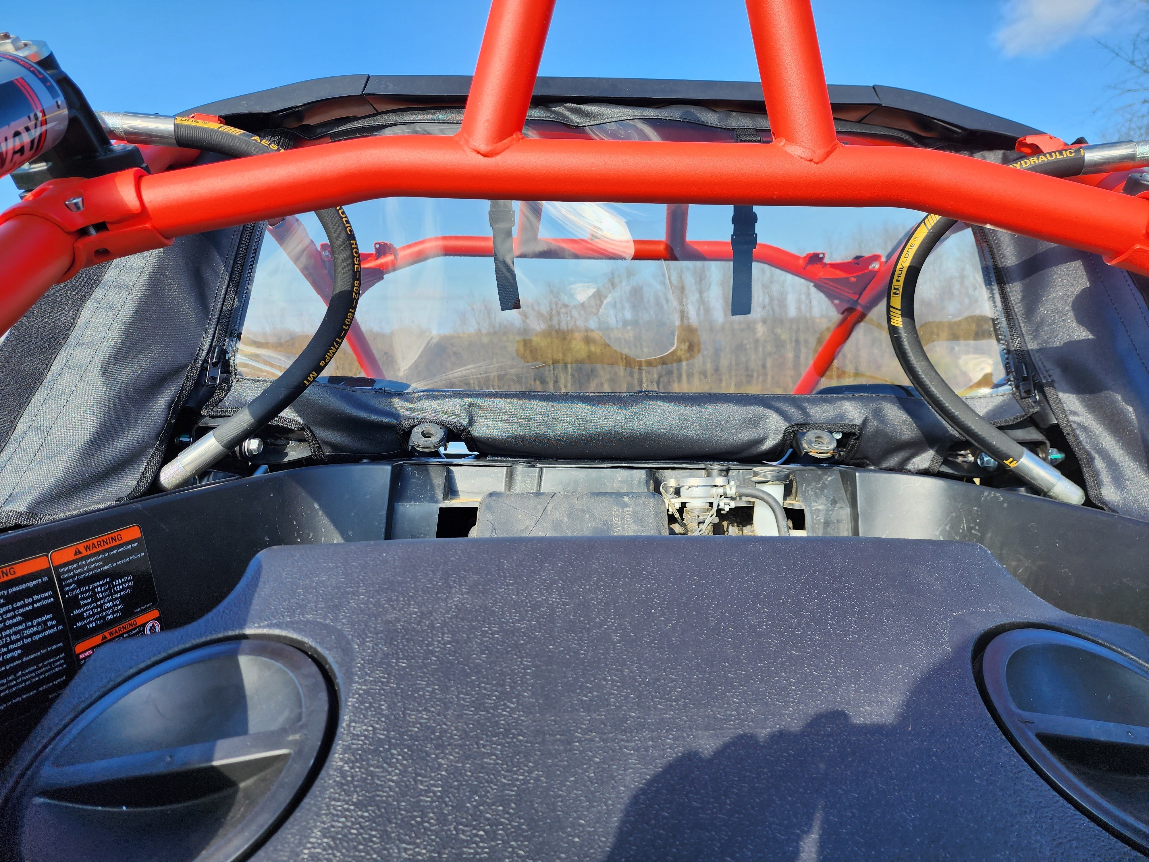 Photo of Segway Villain - Soft Rear Panel by 3 Star UTV - Premium Enclosures for UTVs / Side by Sides