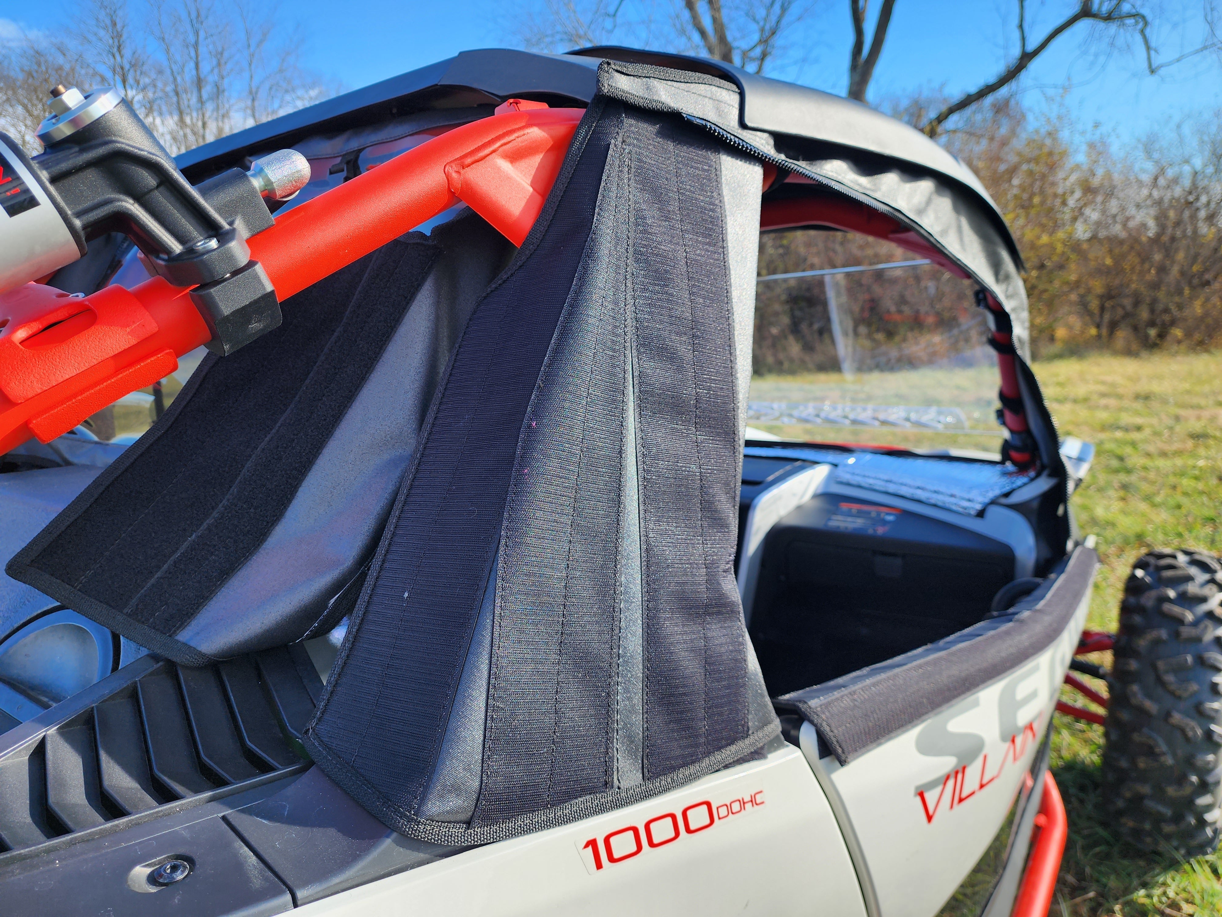 Photo of Segway Villain - Upper Soft Door/Rear Window Combo by 3 Star UTV - Premium Enclosures for UTVs / Side by Sides