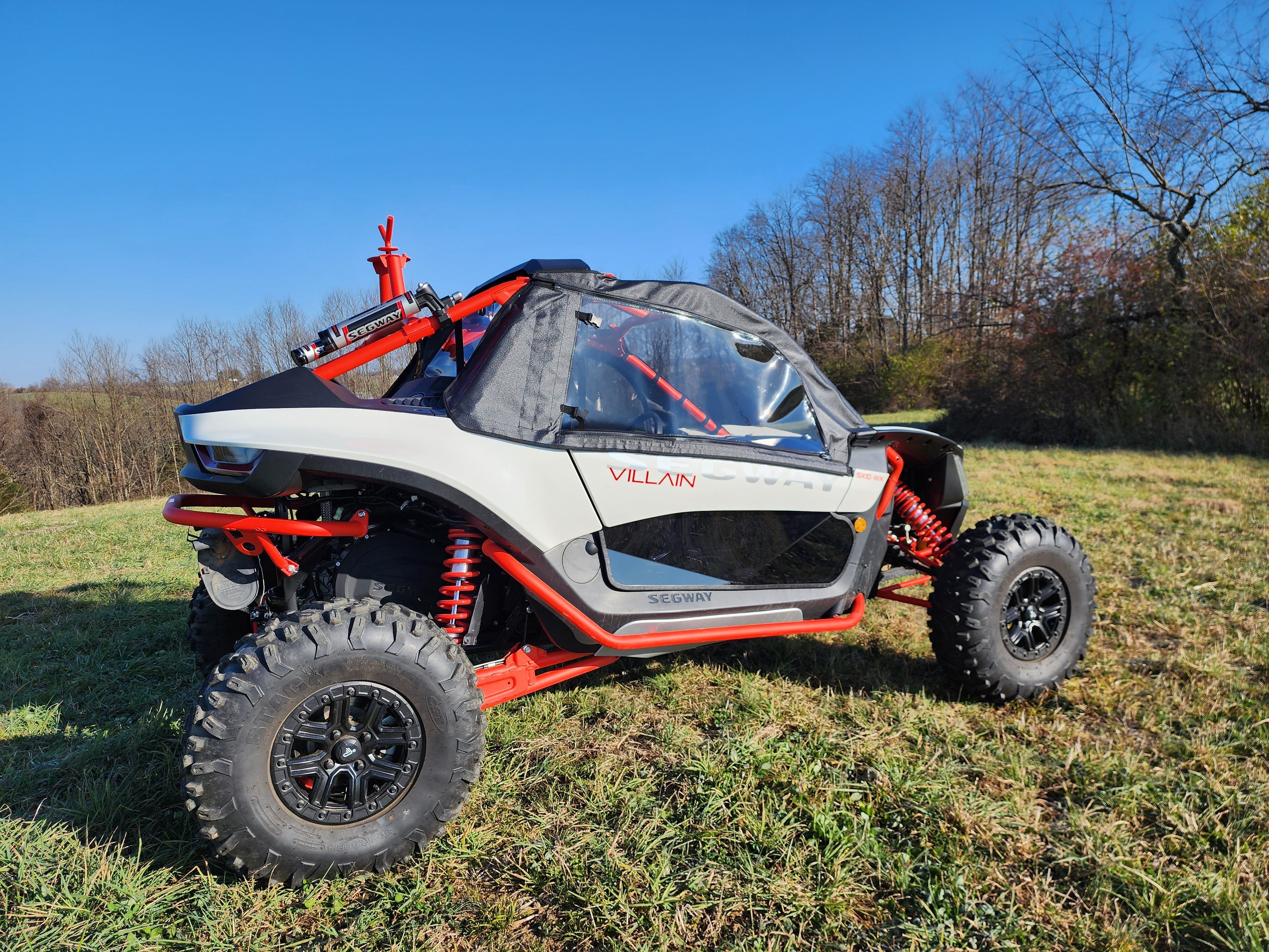 Photo of Segway Villain - Upper Soft Door/Rear Window Combo by 3 Star UTV - Premium Enclosures for UTVs / Side by Sides
