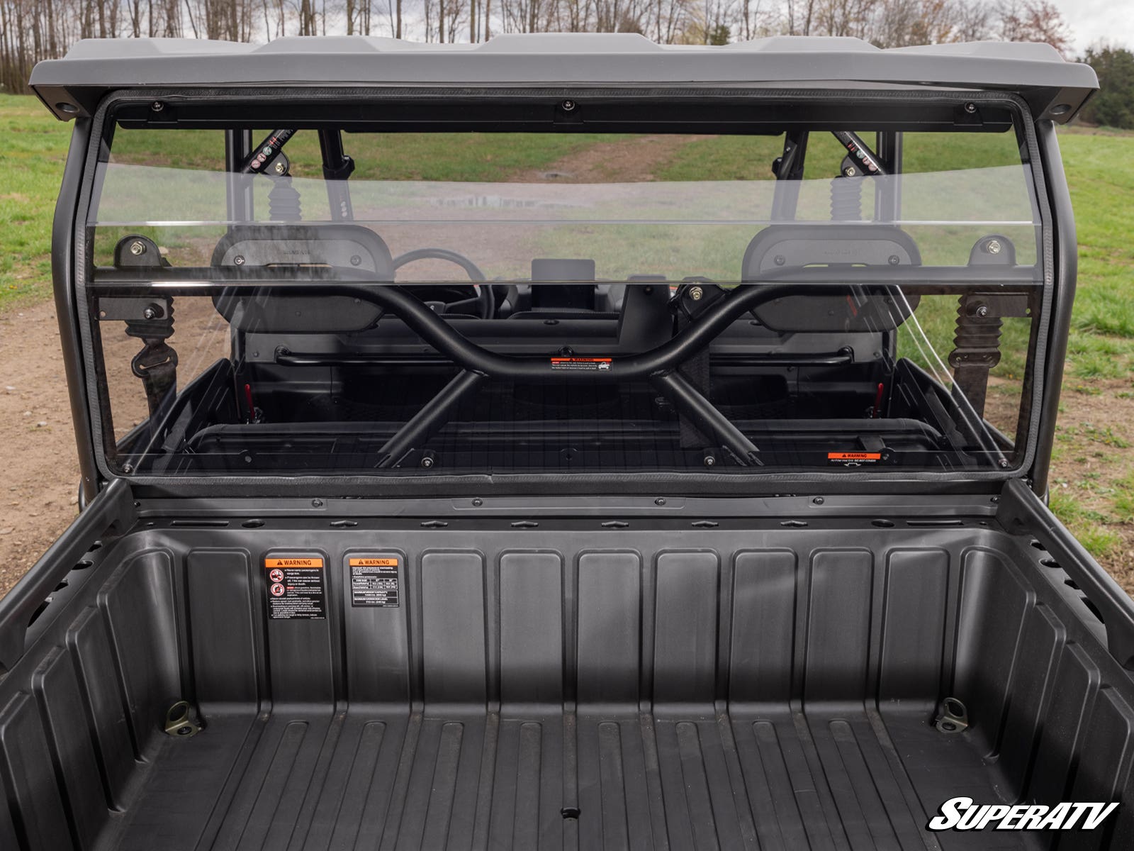 Photo of SuperATV Segway Fugleman UT10 Rear Windshield by SuperATV - Premium Windshields for UTVs / Side by Sides