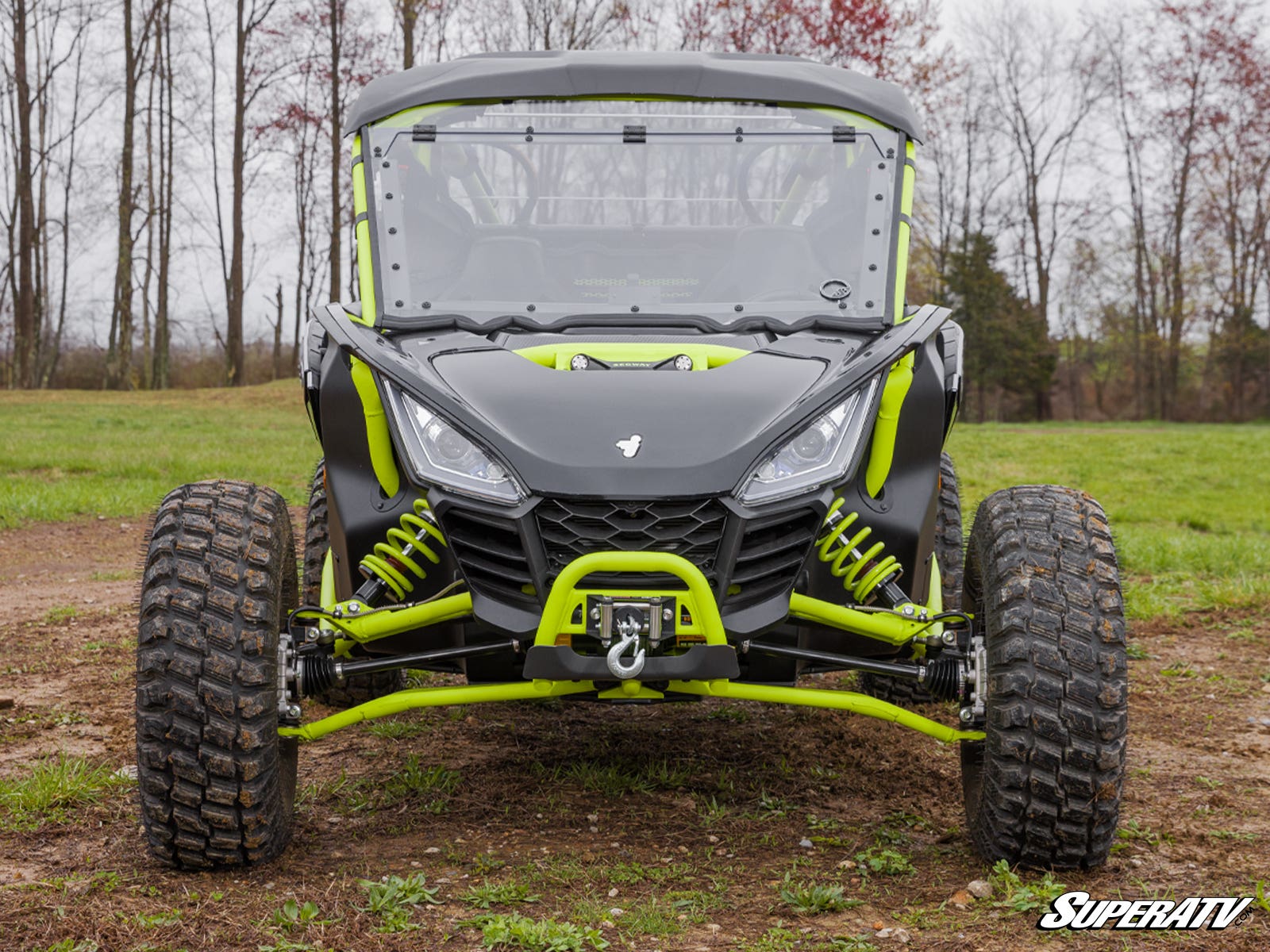 Photo of SuperATV Segway Villain Scratch-Resistant Flip Windshield by SuperATV - Premium Windshields for UTVs / Side by Sides