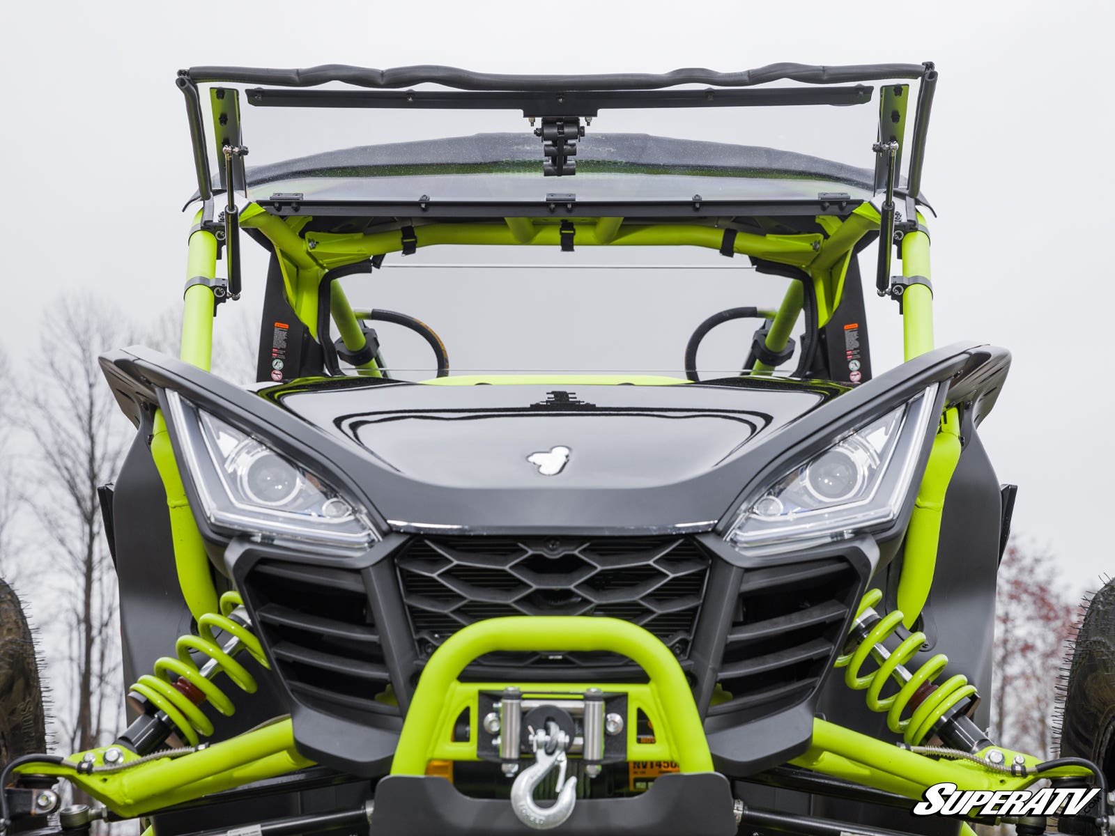 Photo of SuperATV Segway Villain Scratch-Resistant Flip Windshield by SuperATV - Premium Windshields for UTVs / Side by Sides
