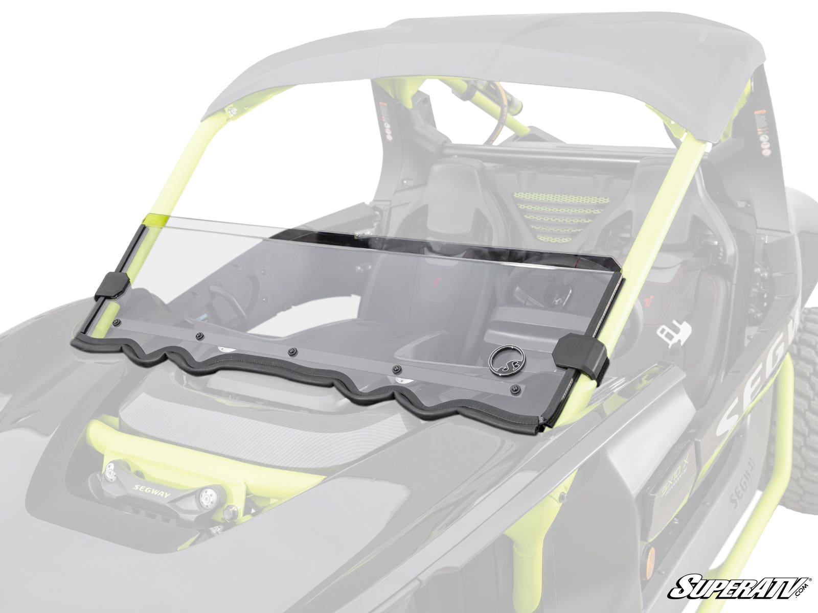 Photo of SuperATV Segway Villain Half Windshield by SuperATV - Premium Windshields for UTVs / Side by Sides