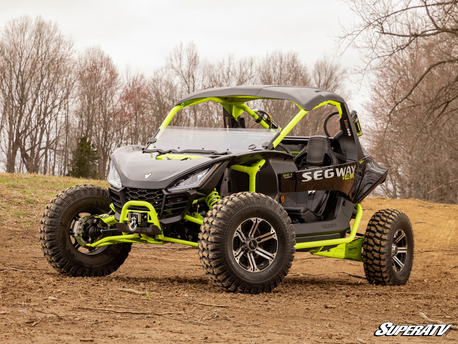 Photo of SuperATV Segway Villain Half Windshield by SuperATV - Premium Windshields for UTVs / Side by Sides