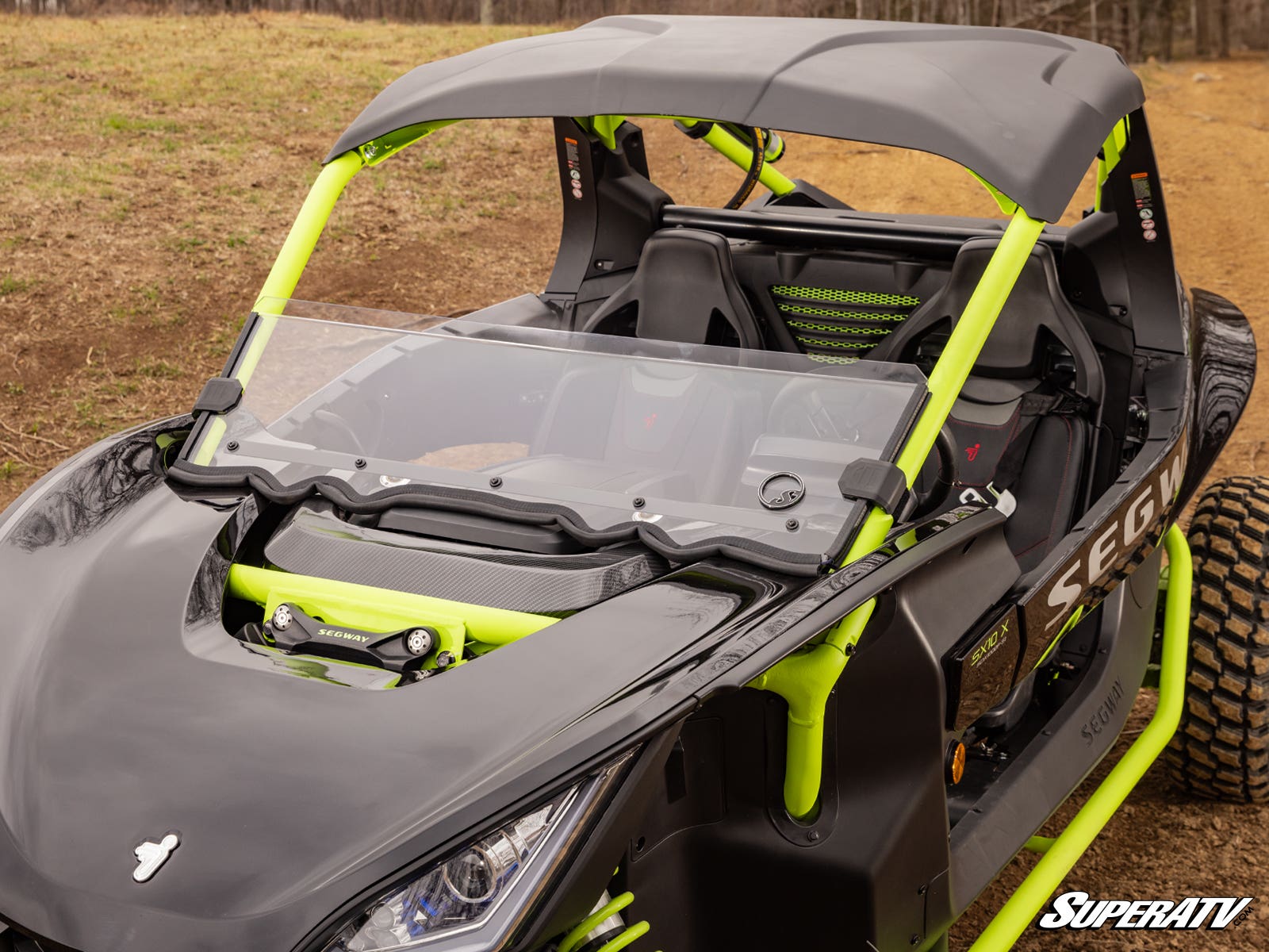 Photo of SuperATV Segway Villain Half Windshield by SuperATV - Premium Windshields for UTVs / Side by Sides