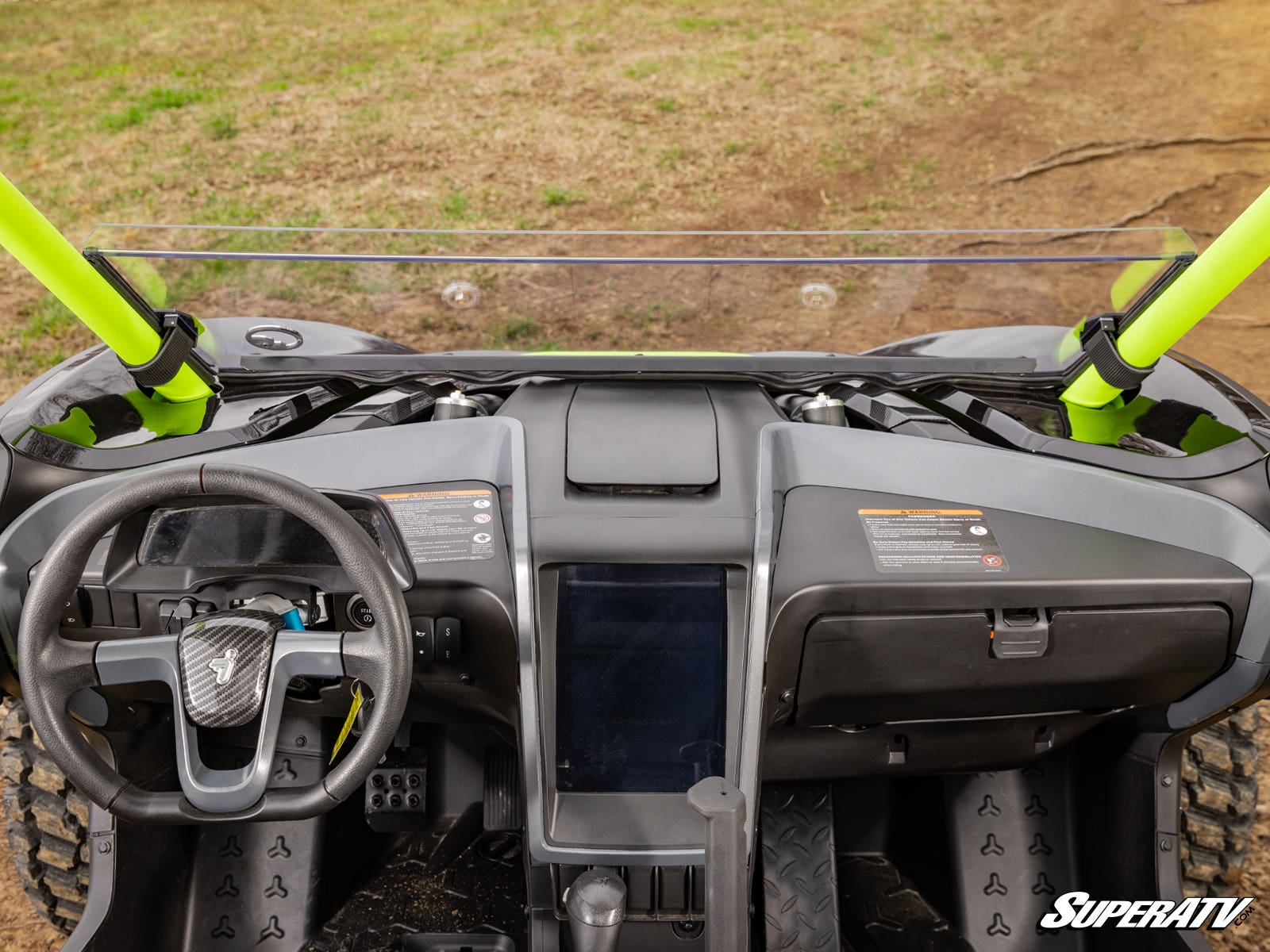 Photo of SuperATV Segway Villain Half Windshield by SuperATV - Premium Windshields for UTVs / Side by Sides
