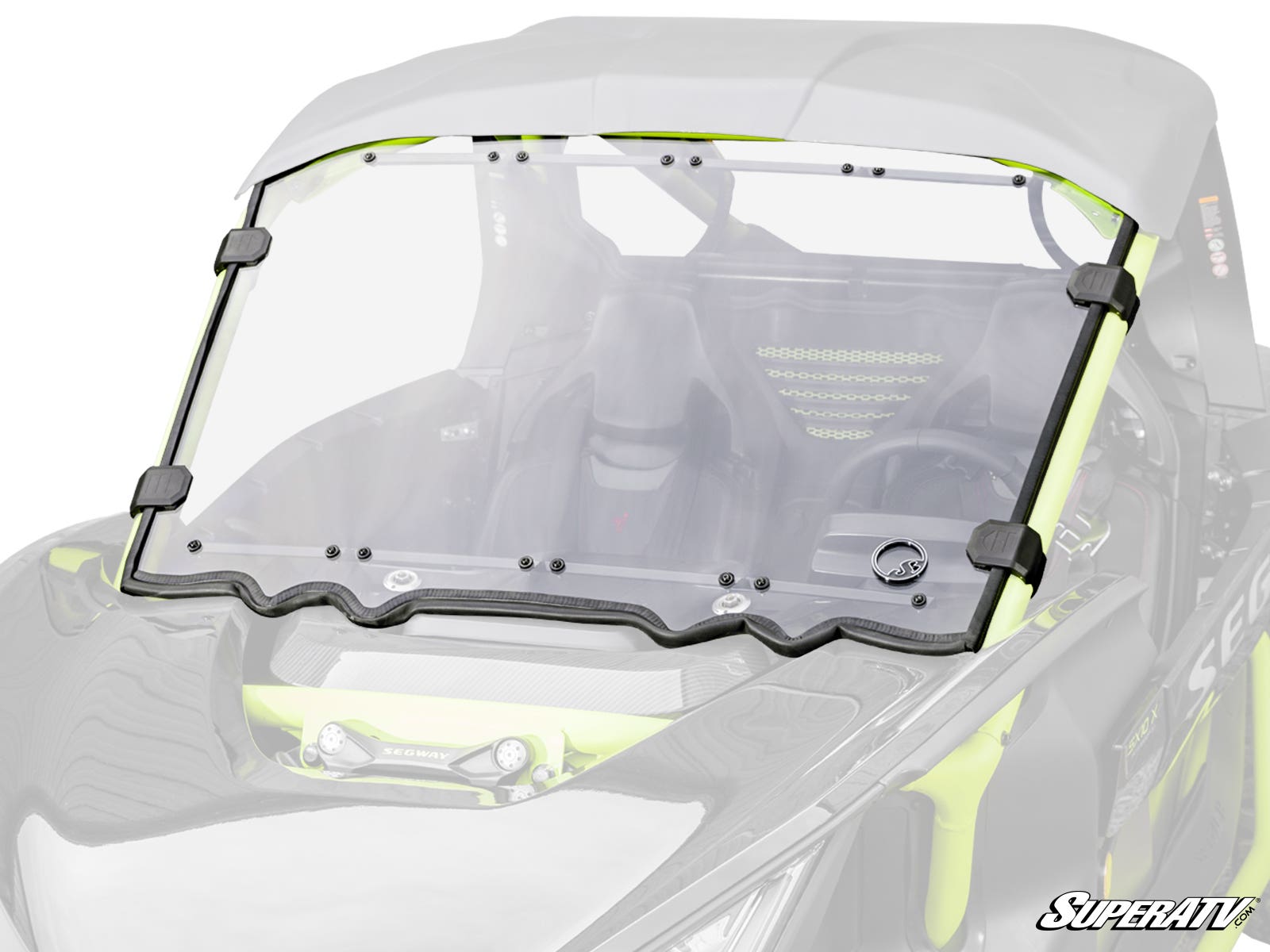 Photo of SuperATV Segway Villain Scratch-Resistant Full Windshield by SuperATV - Premium Windshields for UTVs / Side by Sides