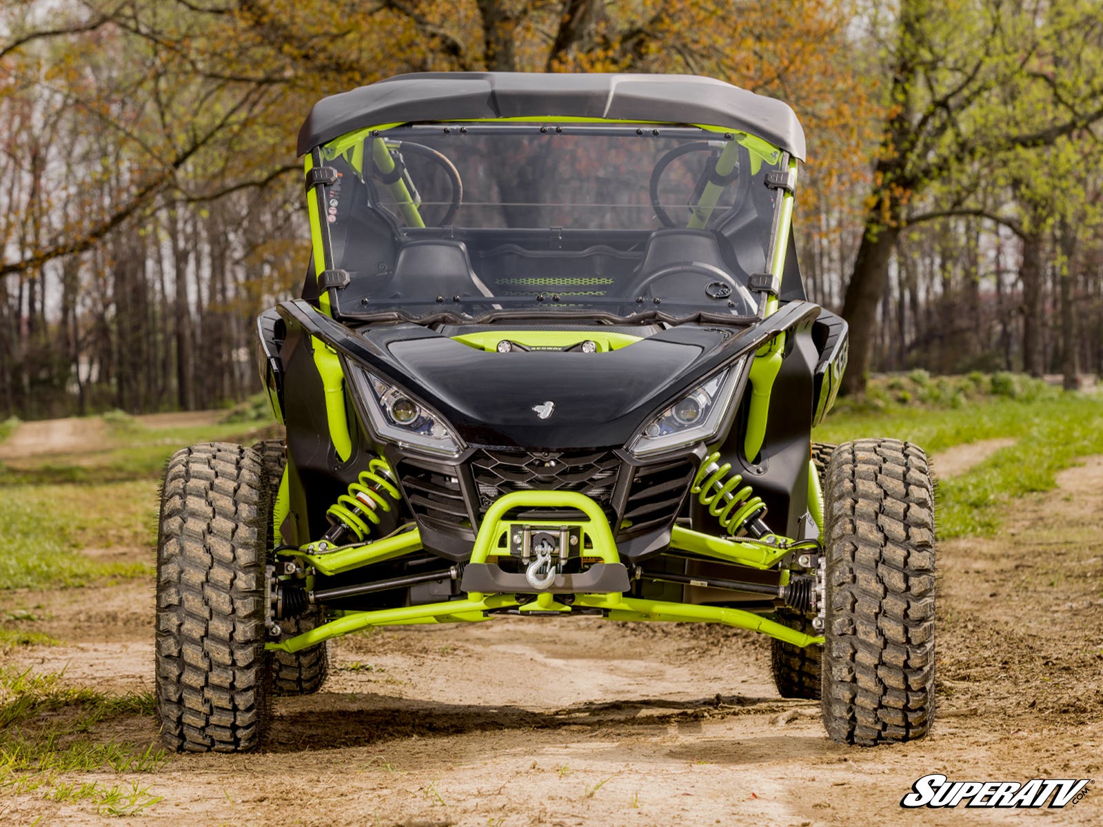 Photo of SuperATV Segway Villain Scratch-Resistant Full Windshield by SuperATV - Premium Windshields for UTVs / Side by Sides