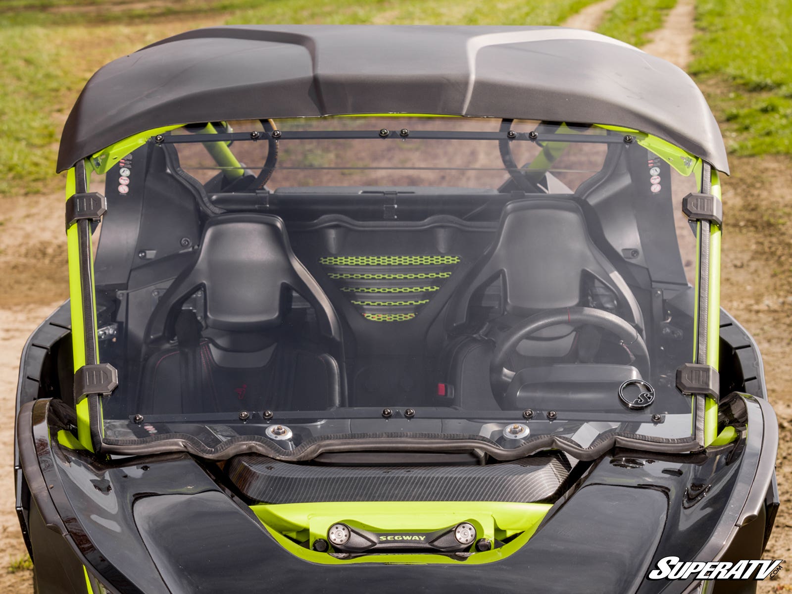 Photo of SuperATV Segway Villain Scratch-Resistant Full Windshield by SuperATV - Premium Windshields for UTVs / Side by Sides