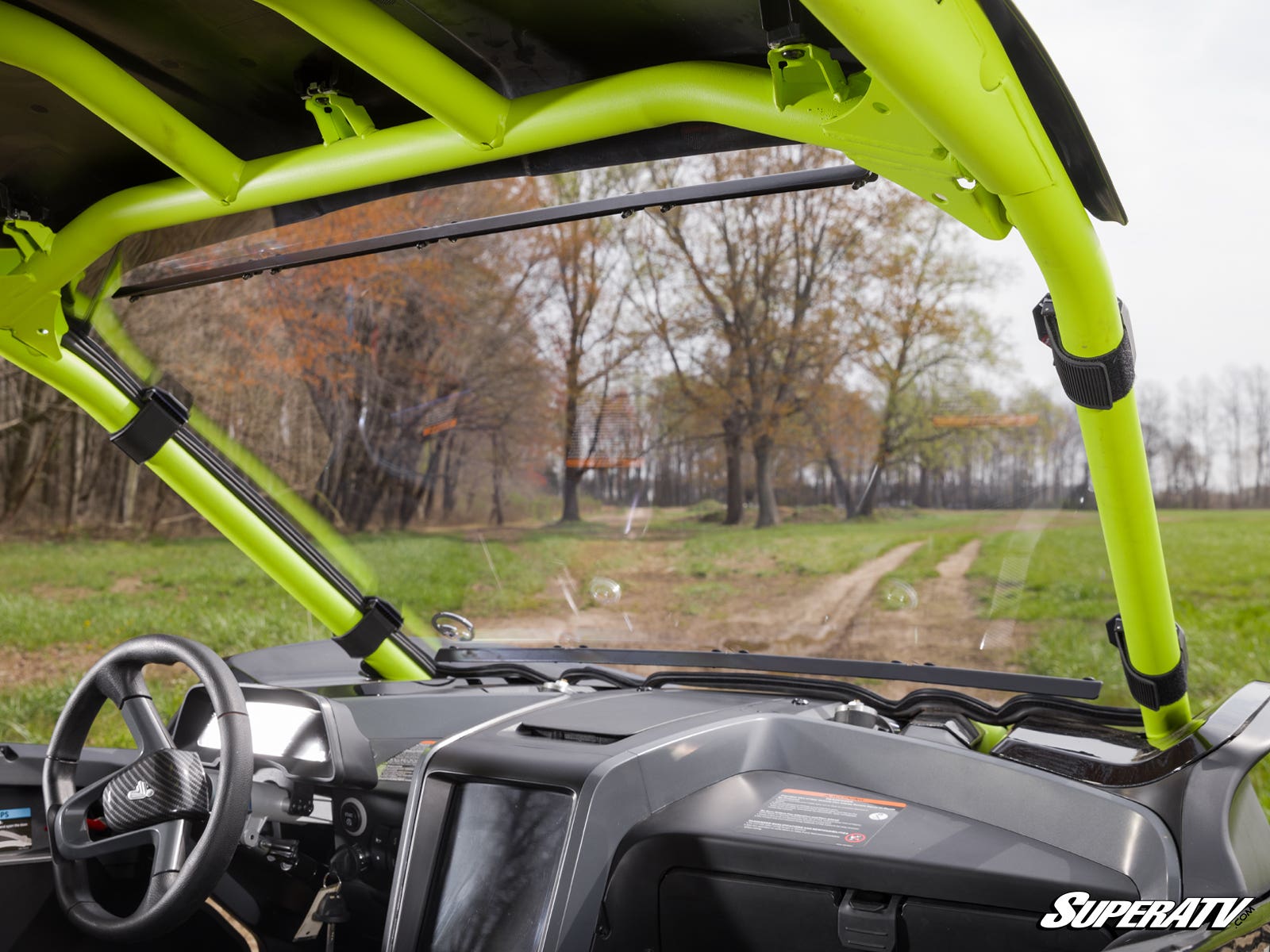 Photo of SuperATV Segway Villain Scratch-Resistant Full Windshield by SuperATV - Premium Windshields for UTVs / Side by Sides