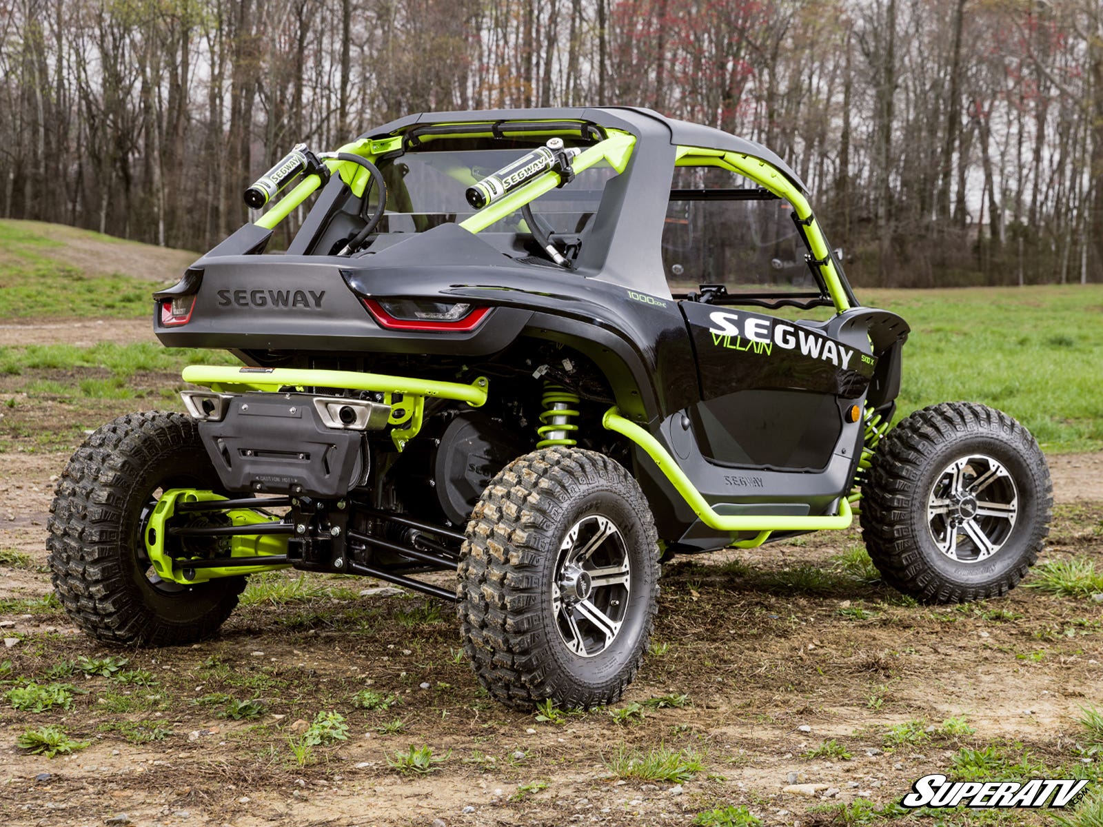 Photo of SuperATV Segway Villain Rear Windshield by SuperATV - Premium Windshields for UTVs / Side by Sides