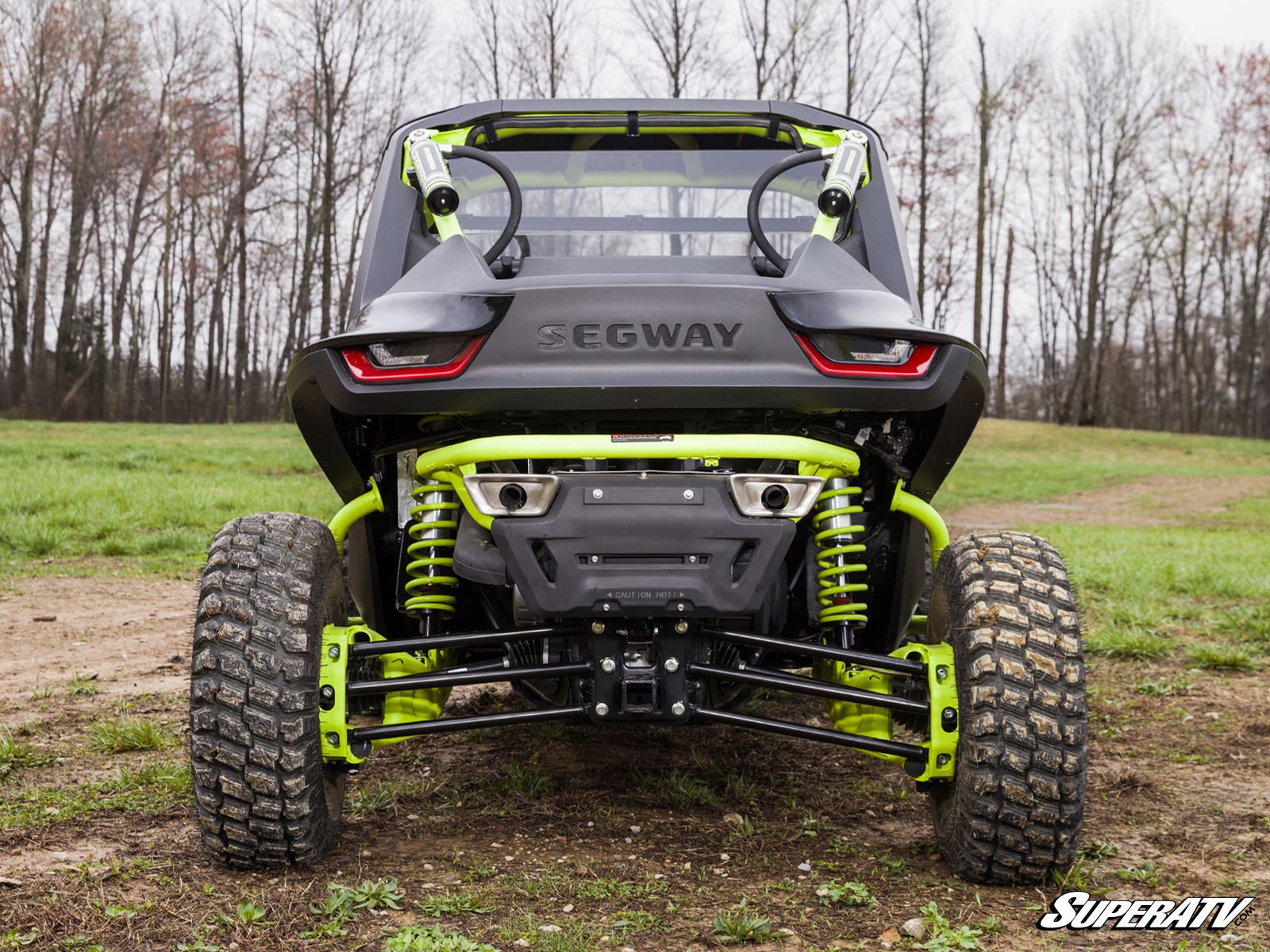 Photo of SuperATV Segway Villain Rear Windshield by SuperATV - Premium Windshields for UTVs / Side by Sides