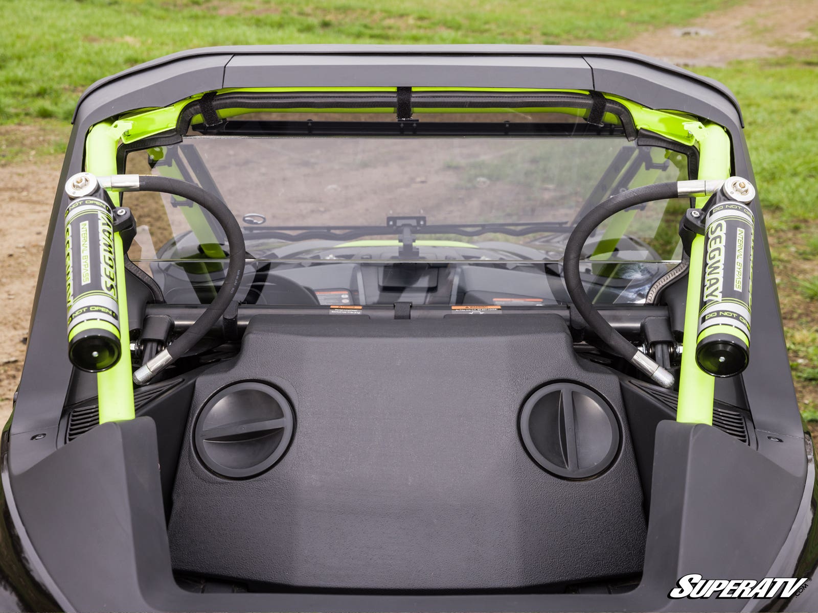 Photo of SuperATV Segway Villain Rear Windshield by SuperATV - Premium Windshields for UTVs / Side by Sides