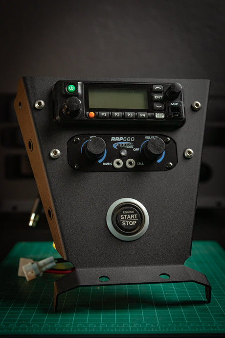 Photo of SFM Rugged Radio Mount/RDM by StayFlush Motorsports - Premium Dash Accessories for UTVs / Side by Sides