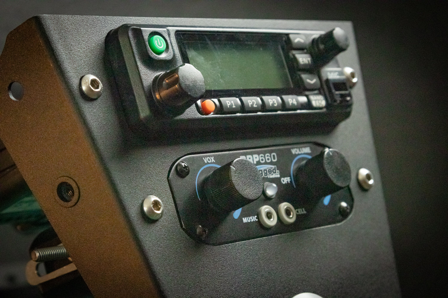 Photo of SFM Rugged Radio Mount/RDM by StayFlush Motorsports - Premium Dash Accessories for UTVs / Side by Sides