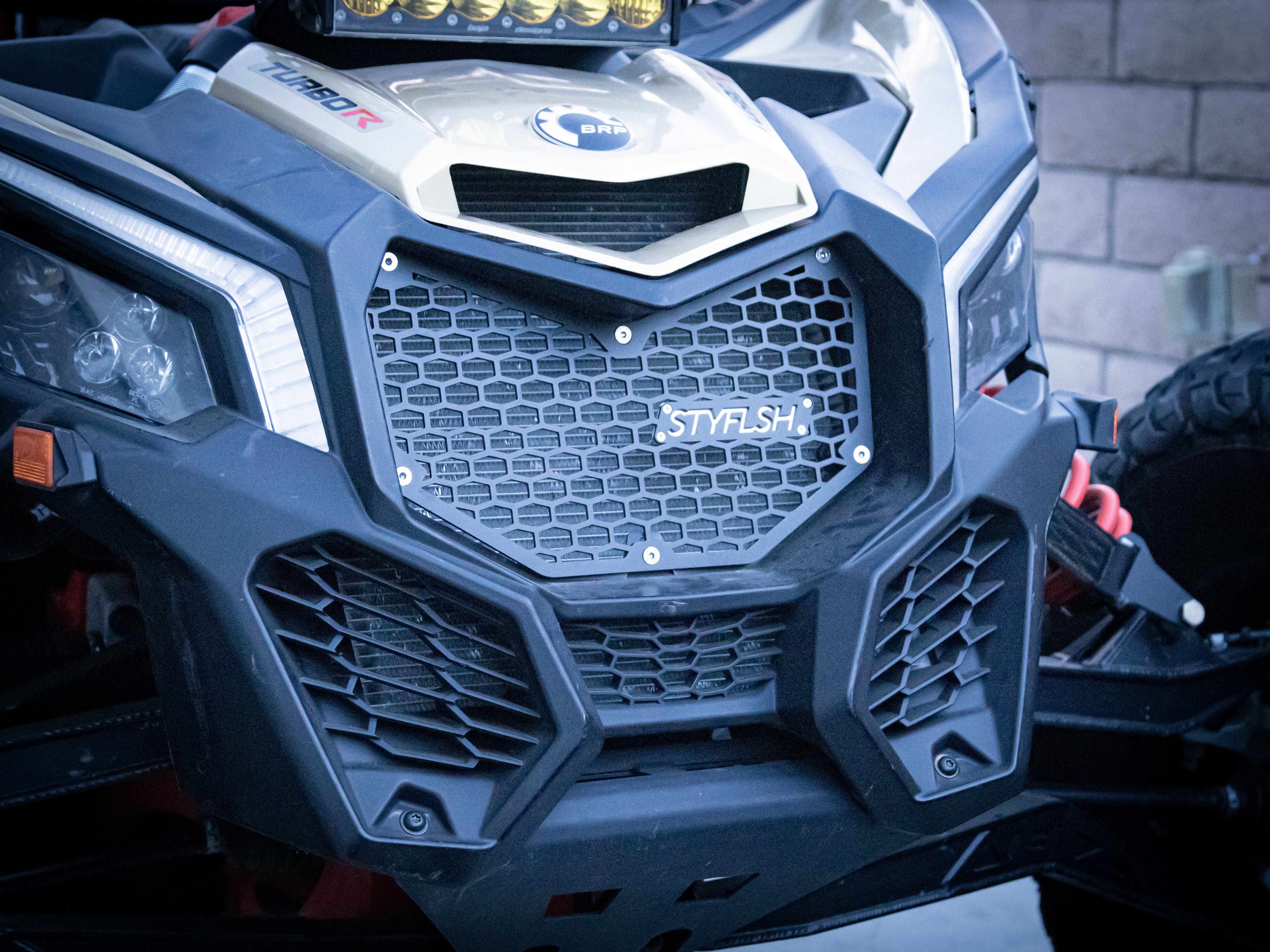 Photo of SFM Can-am X3 Front Grill by StayFlush Motorsports - Premium Universal Mounts for UTVs / Side by Sides